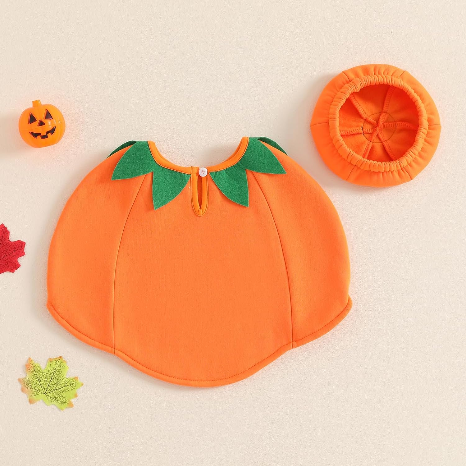 Bemeyourbbs Unisex Toddler Baby Boy Girl Pumpkin Costume Halloween Cotumes Pumpkin Top Hat Halloween Outfit Coslpay Clothes image number 6
