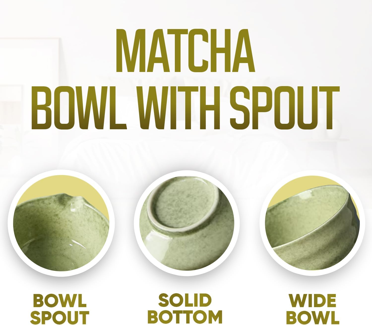 Matcha Whisk Set - 4 Pcs Matcha Tea Set Ideal for Matcha Tea Preparation - Provide an Authentic and Traditional Tea Ceremony Journey with Our Matcha Set - Matcha Kit for Flavor and Smooth Whisking image number 4