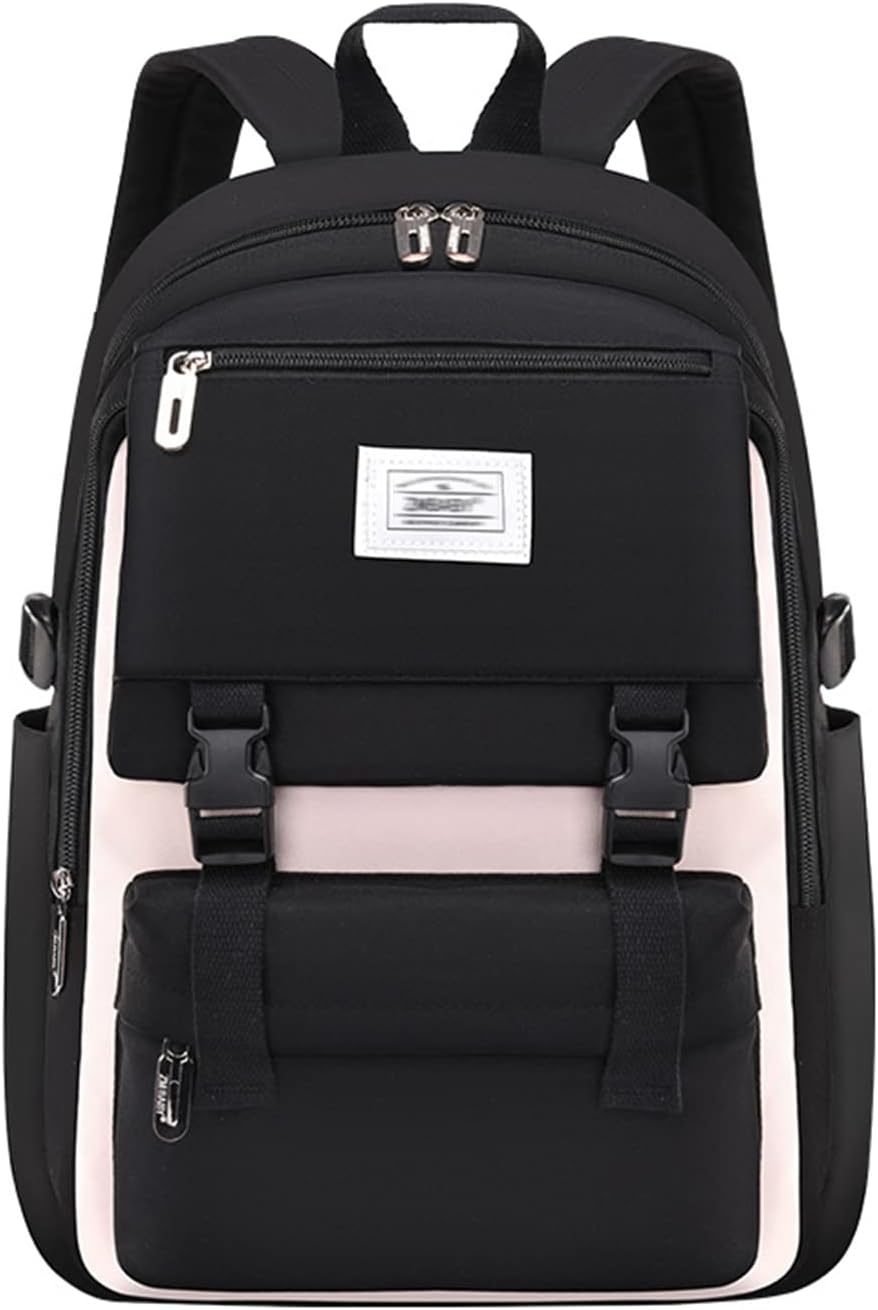 Sellerfun Teens Girls Backpack Primary Junior Middle School Bookbag Fit for 15.6 Inches Laptop