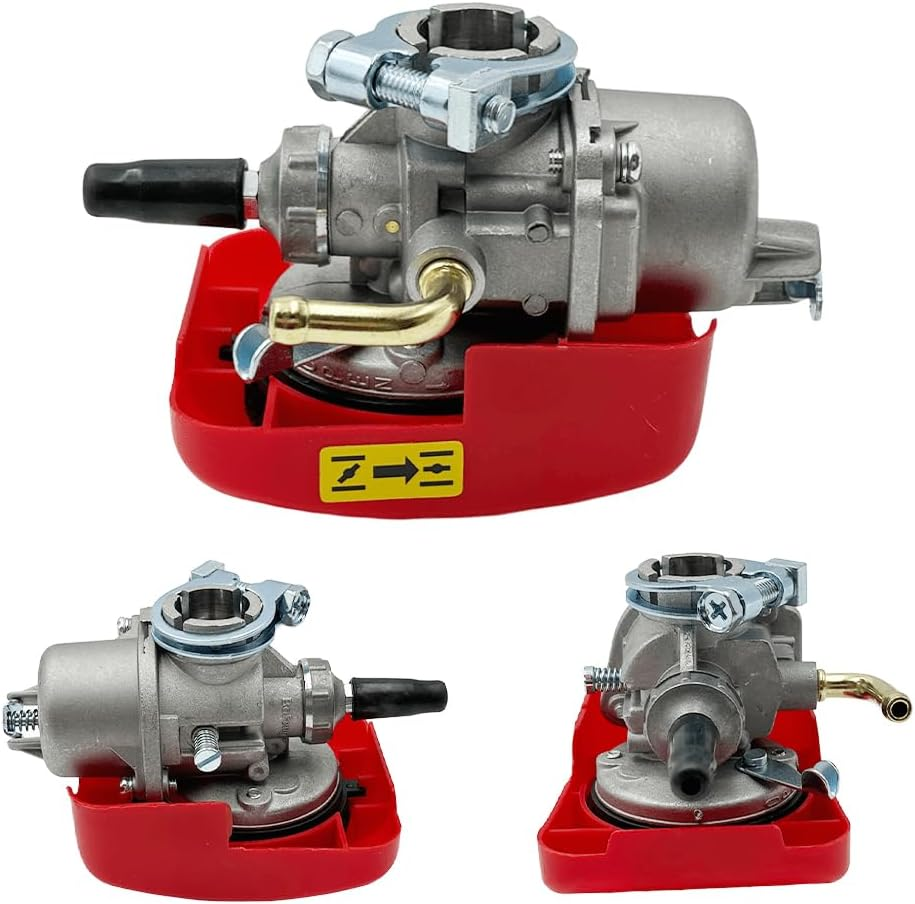 PORIYA 100Cc 2 Stroke Engine Motor Kit for 26"/28" Bicycles High Performance Low Noise Complete Accessories, Transform Your Bike to Gas Powered with 55-60KM/H Top Speed Electric Bicycle Accessories