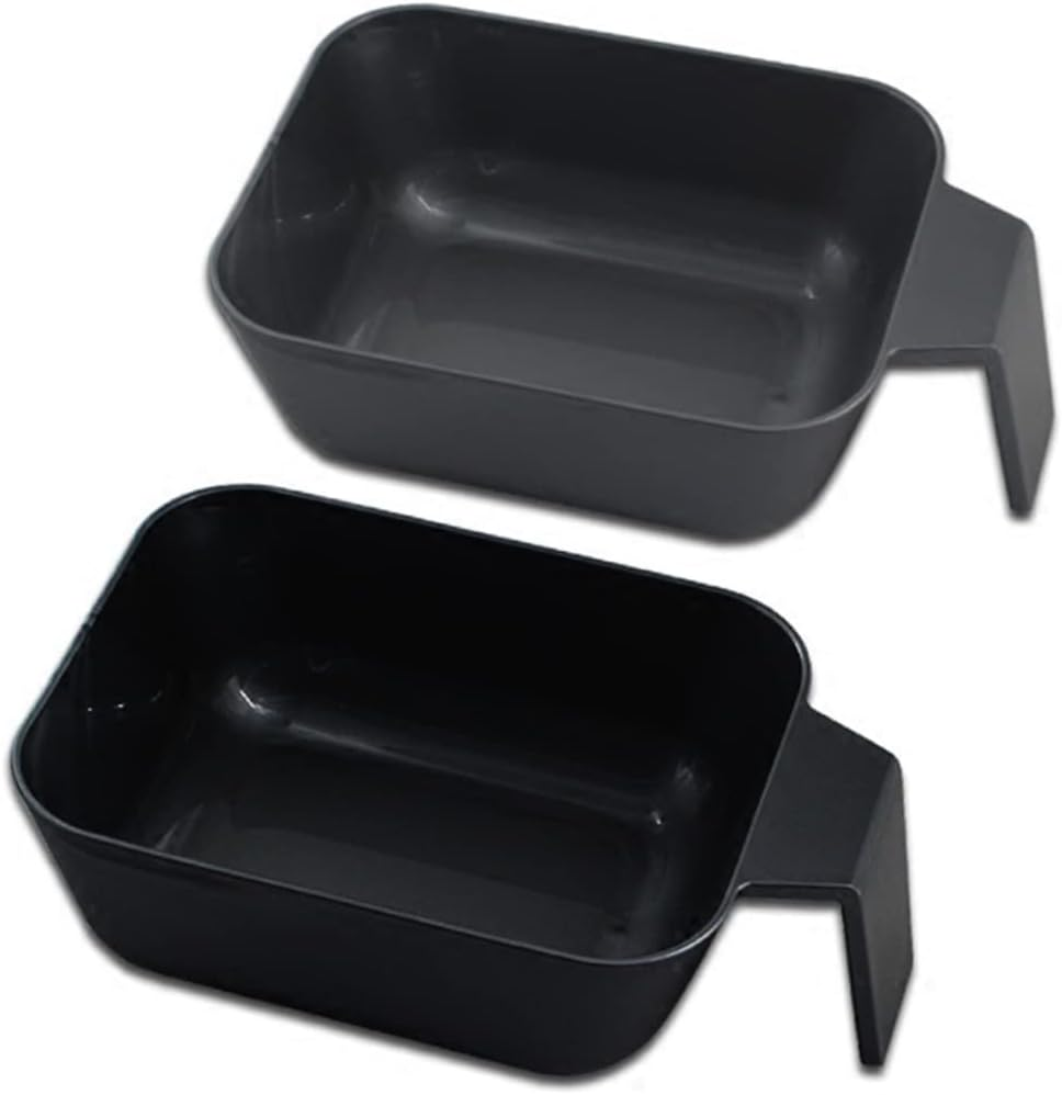 FOMIYES Hair Dye Bowl with Handle Plastic Tinting Bowl for Hair Color Mixing for Home and Salon Use Easy to Clean and Reusable Black