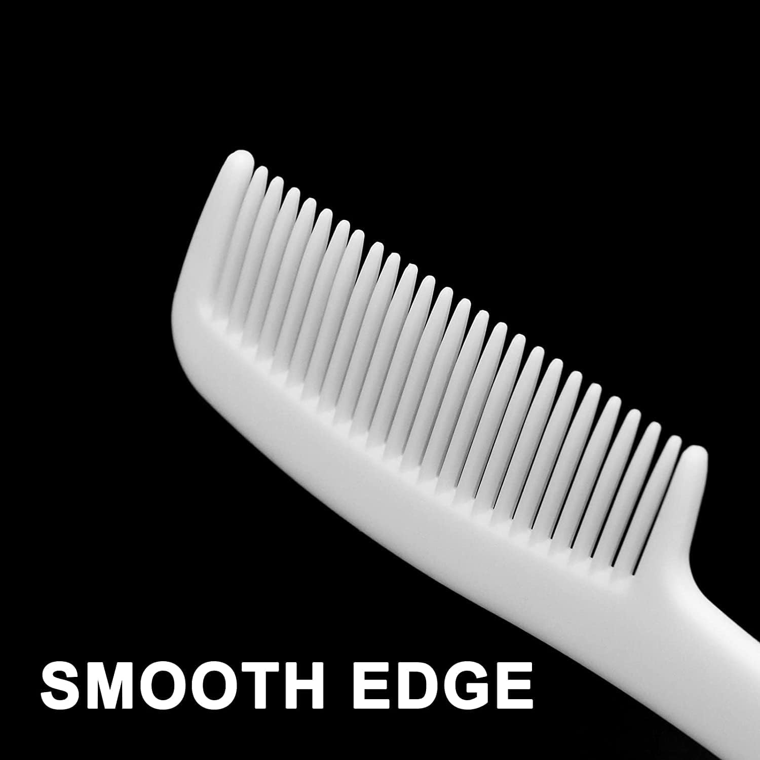 30 Pack Hair Combs in Bulk Individually Wrapped, Bulk Combs Individually Wrapped for Homeless,Women,Kids,Hotel,Airbnb,Shelter/Homeless/Nursing Home/Charity/Church(White) - 60,Black,Transparent,Yellow image number 4