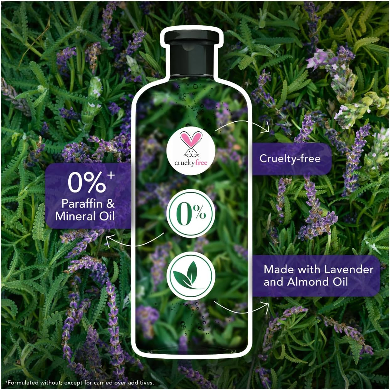 Herbal Essences Almond Oil Anti-Frizz Lavender 600Ml Conditioner image number 3