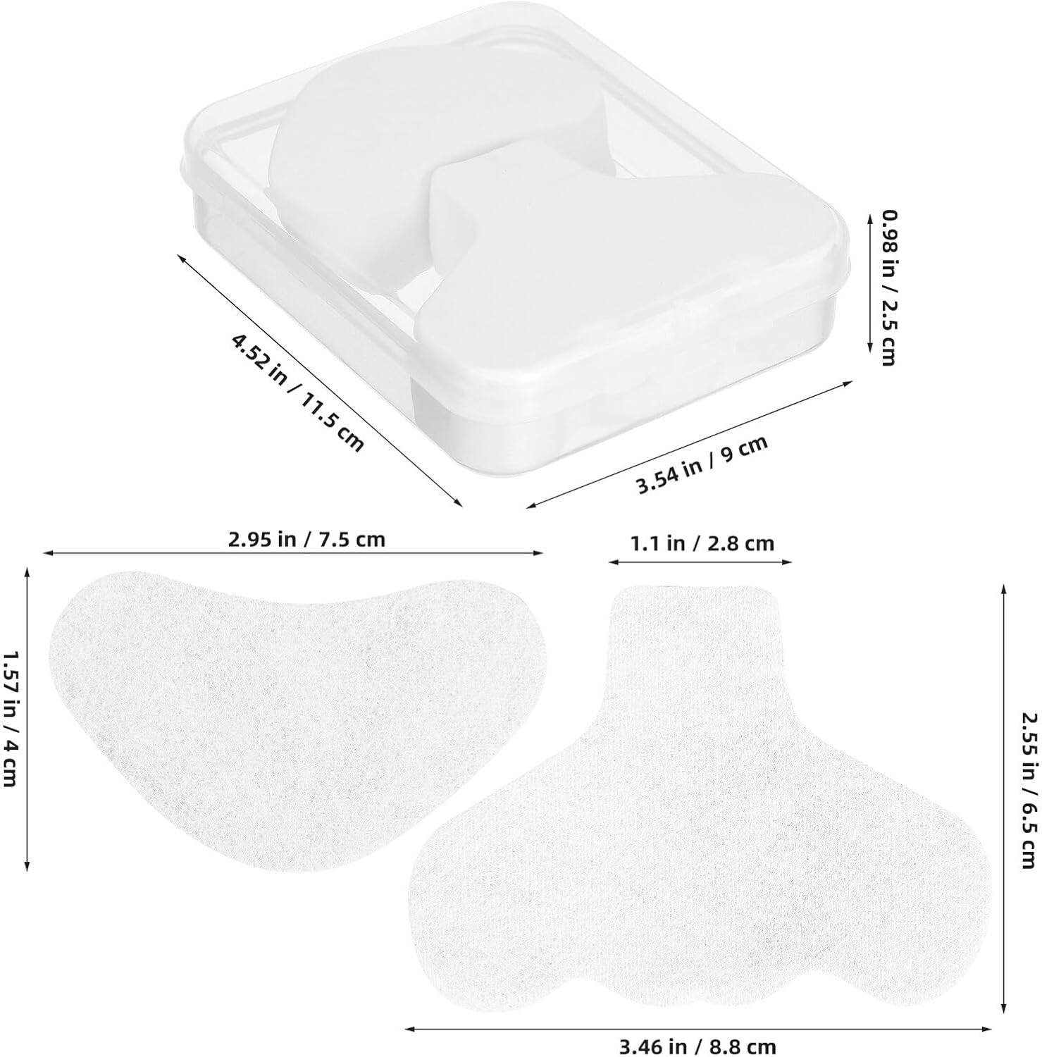 SOIMISS Cleansing Nose Pore Patches Soft Cotton Pads for T Zone Blackhead Removal Facial Skin Care Tool Mask image number 5