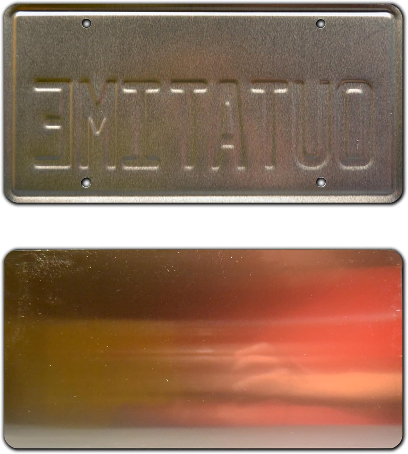 Back to the Future | Outatime + 2015 | Metal License Plates image number 4