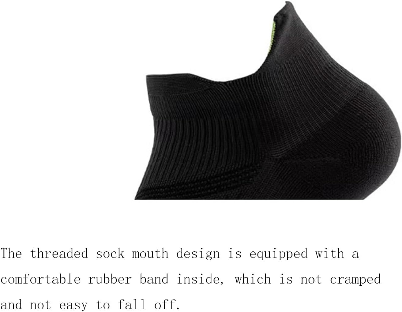 6 Pair Compression Sport Running Socks for Women Men, Seamless Cushion Plantar Ankle Support Socks, High Elastic Nylon Compression Socks, Soft Football Pressure Socks, Breathable Socks image number 2