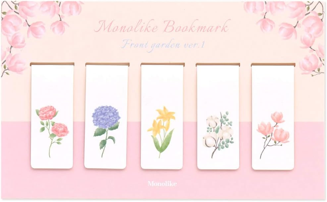 Monolike Magnetic Bookmarks Garden Flower, 10 Pieces