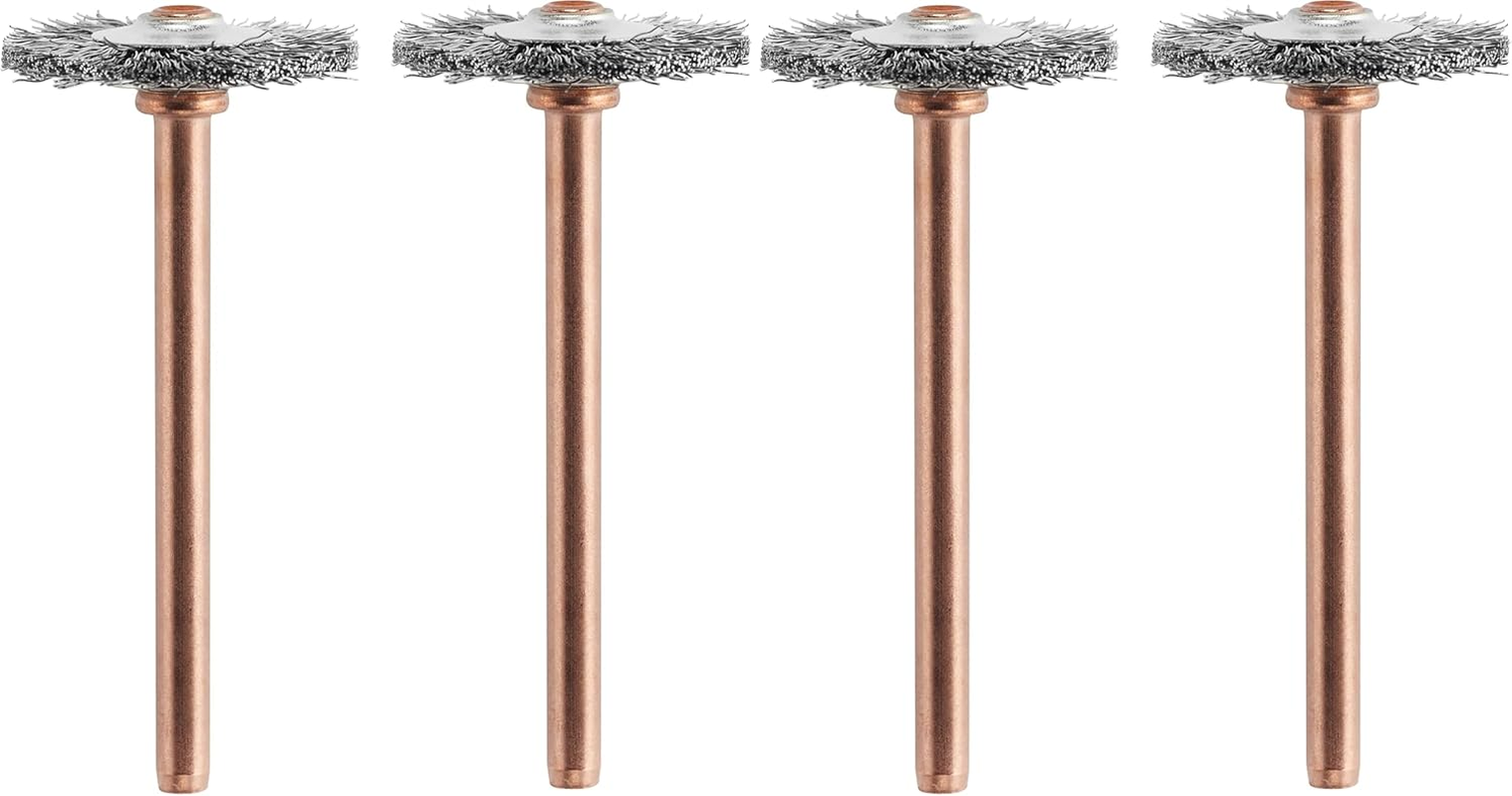 Dremel 530 Stainless Steel Brush Accessory Set, 2 Brushes (19 Mm) for Cleaning Corrosive Resistant Materials image number 2