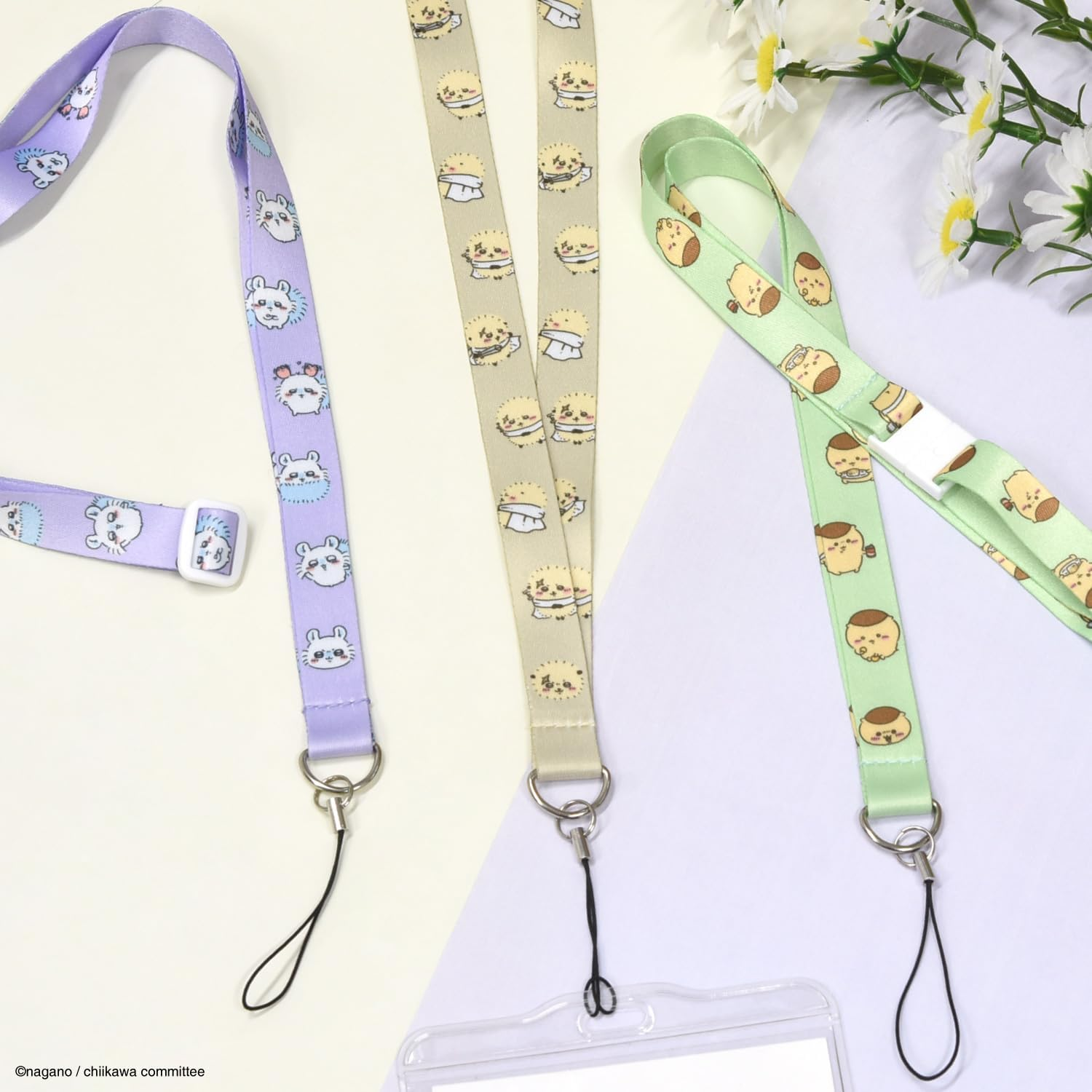 Gourmandies Chiikawa CK-15D Neck Strap Momonga image number 3