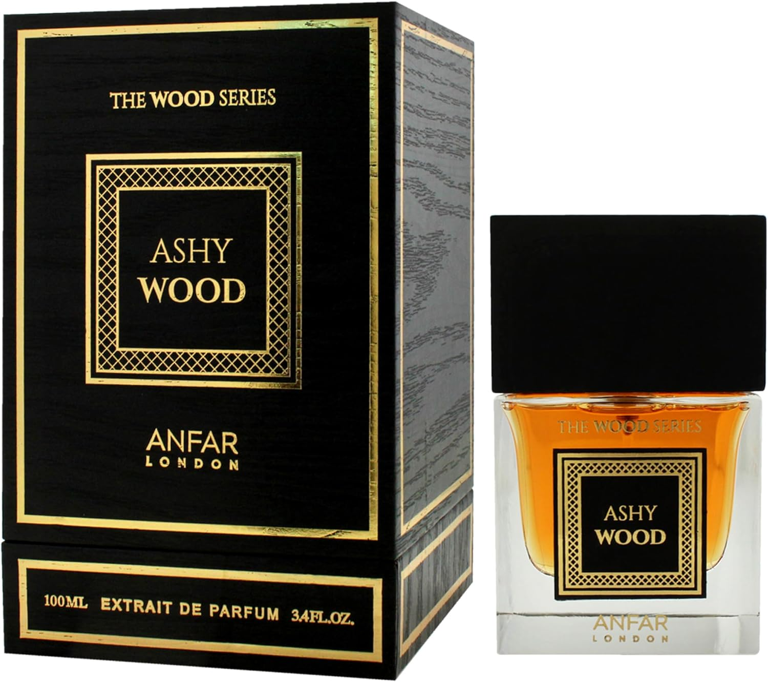 Anfar London - Ashy Wood by Anfar for Men - 3.4 Oz Extrait De Parfum Spray