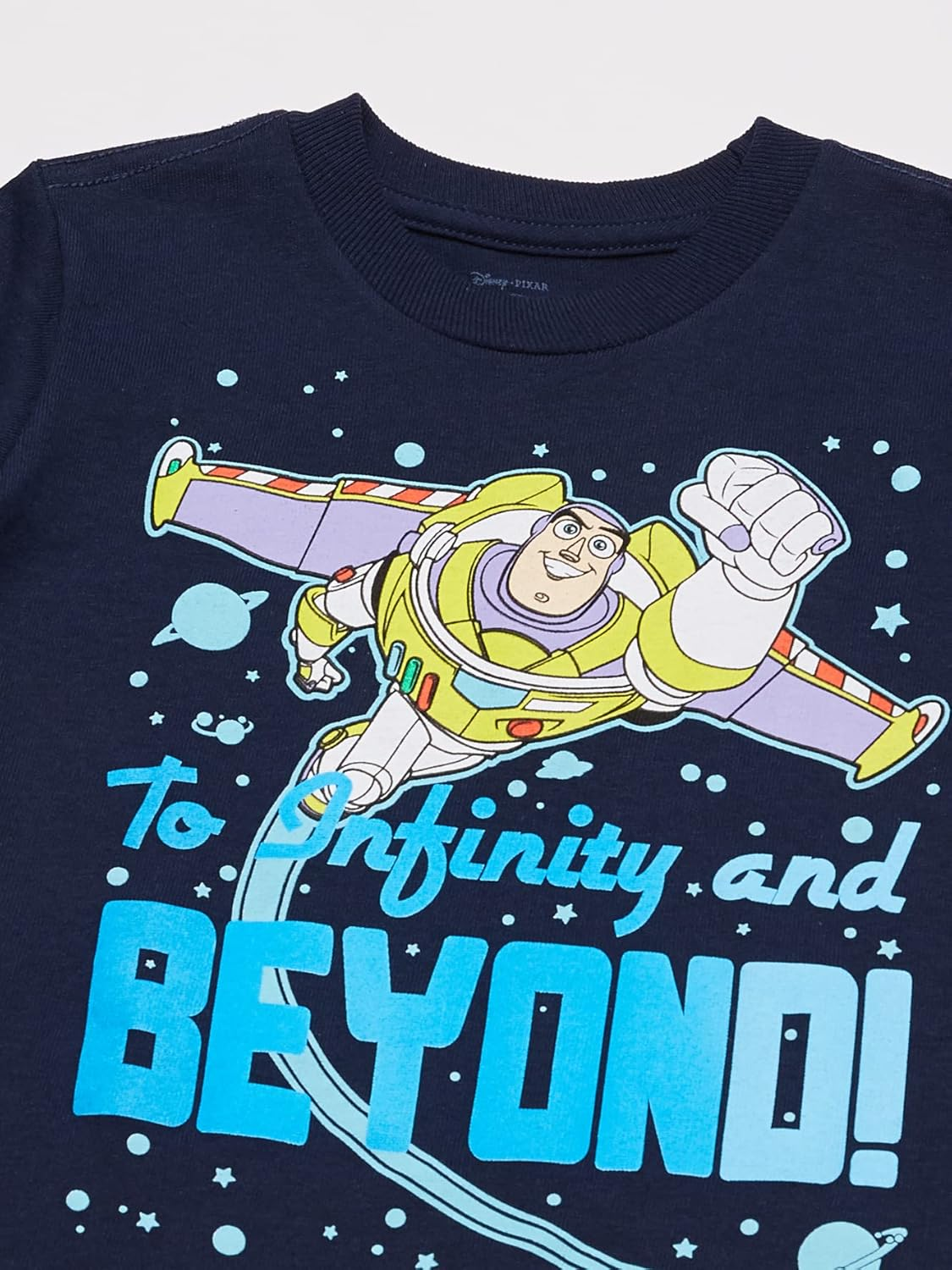 Disney Boys' Toddler Toy Story Buzz Lightyear Infinity & beyond Short Sleeve Tee image number 2