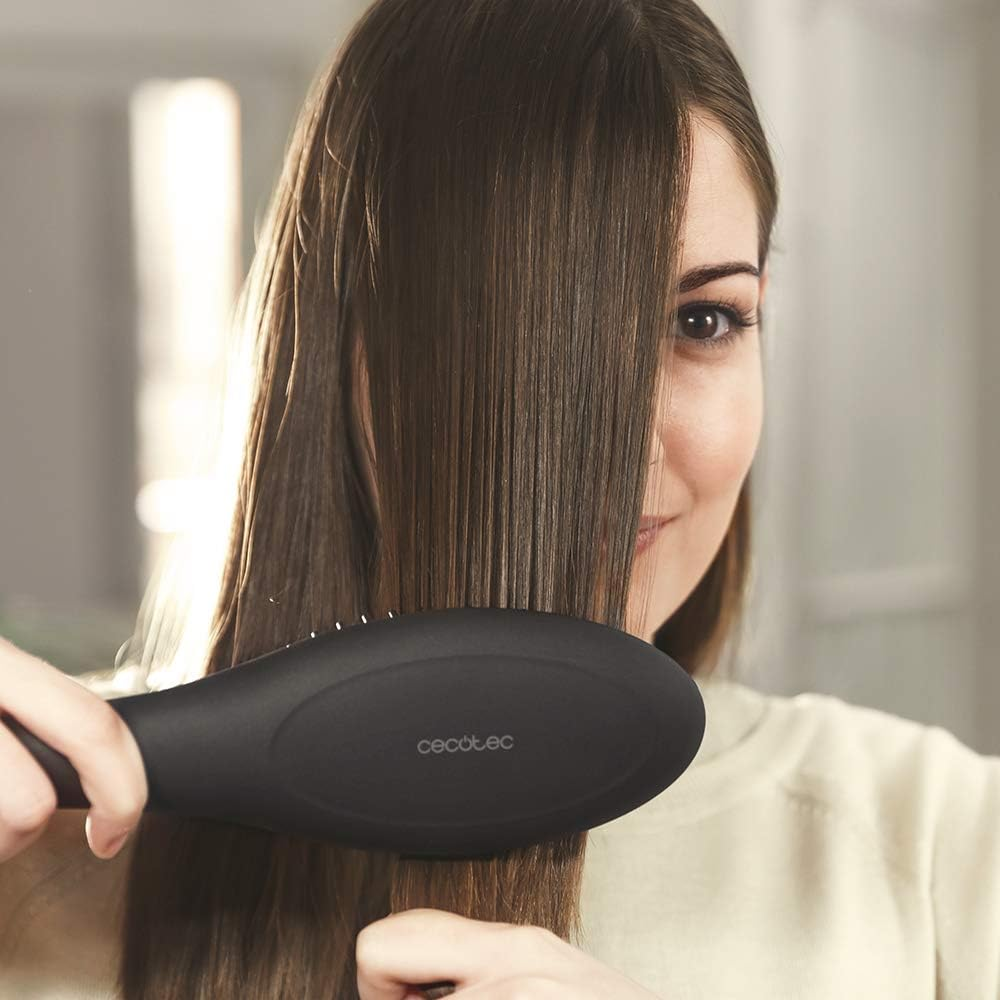 Cecotec Smoothing Brush Bamba Instantcare 900 Perfectbrush. Adjustable Temperature 140-220&ordm;c, Keratin and Argan Oil Coating, Real Ion Generator image number 1