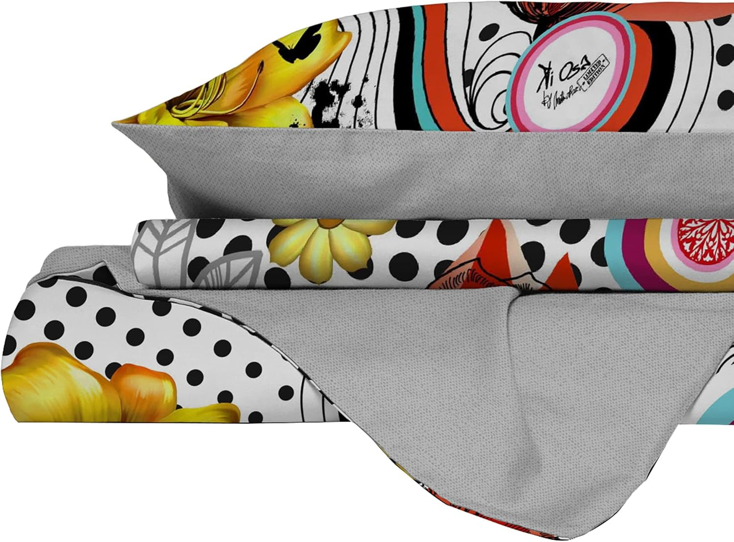 Ki-Osa by Matteo Bosio Double Duvet Cover Set 250 X 200 Cm Multicoloured 250 X 200 Cm Multicoloured 2 - Multicoloured 2 image number 4