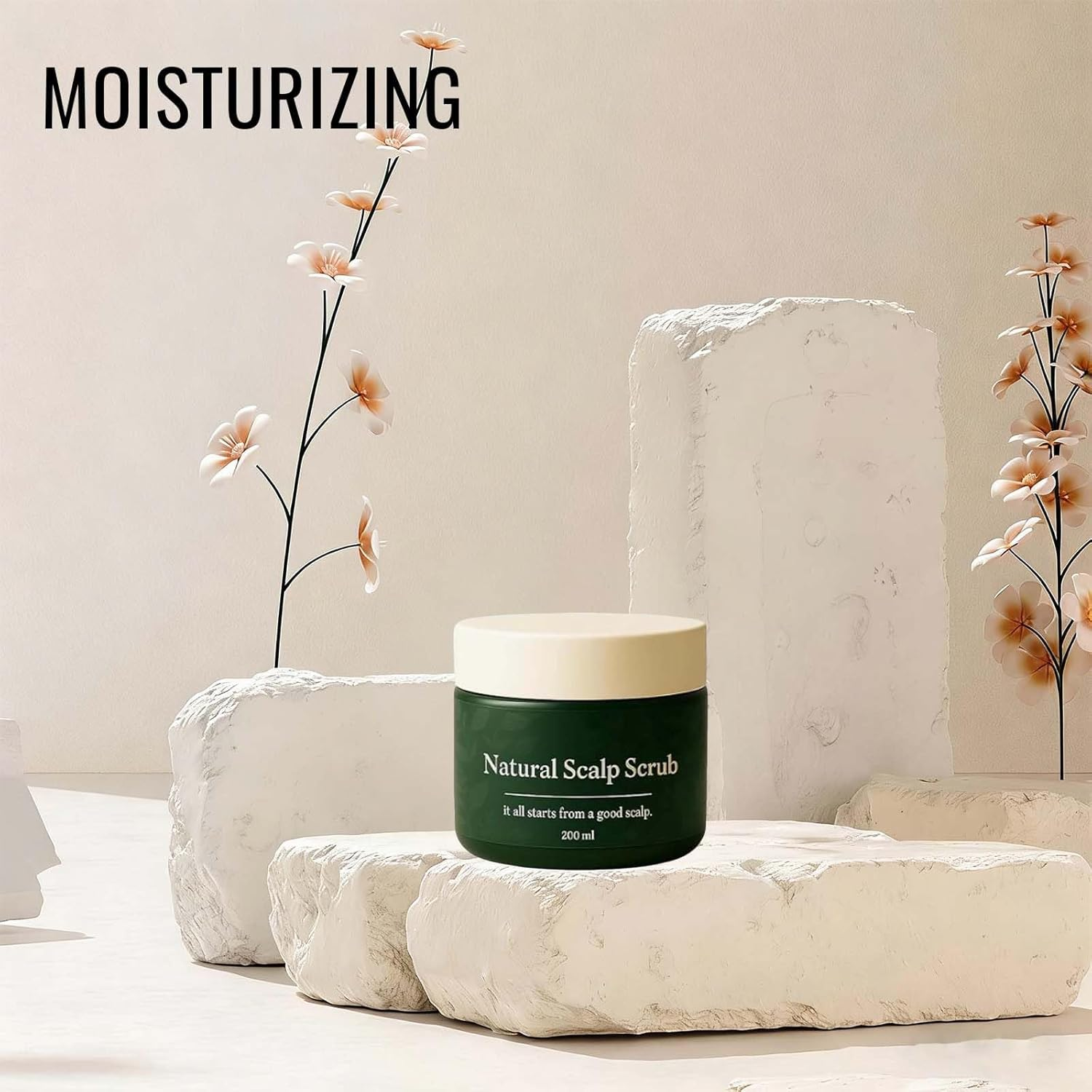 Depehelp Natural Scalp Scrub, Deep Cleansing & Nourishing Exfoliating, Gentle Formula, Moisturizing and Comfortable, Suitable for All Hair Types image number 2