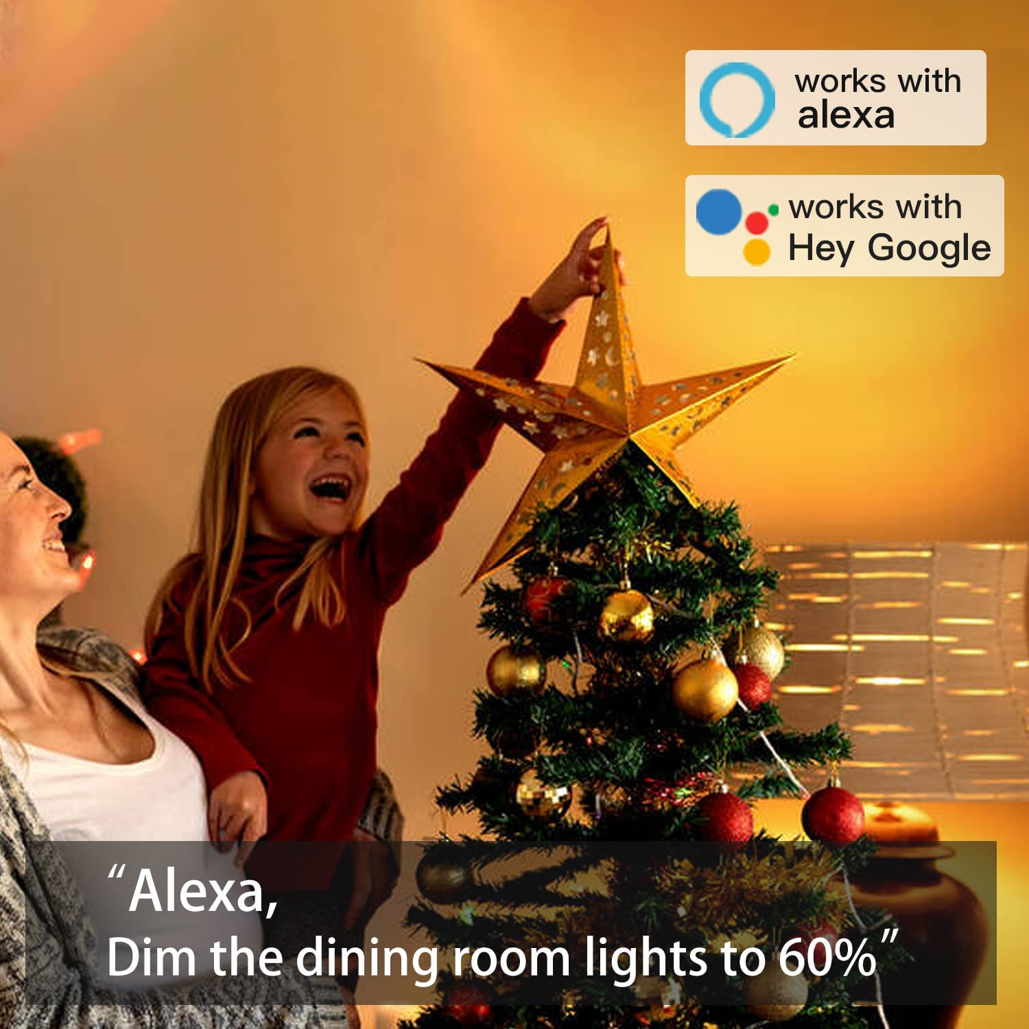 Smart Spotlight FRESHIN GU10 RGBCW Wifi LED Downlight Multicolor Lights Dimmable Changing 2.4Ghz Only, Compatible with Alexa, Google Home, No Hub Required (4) image number 6