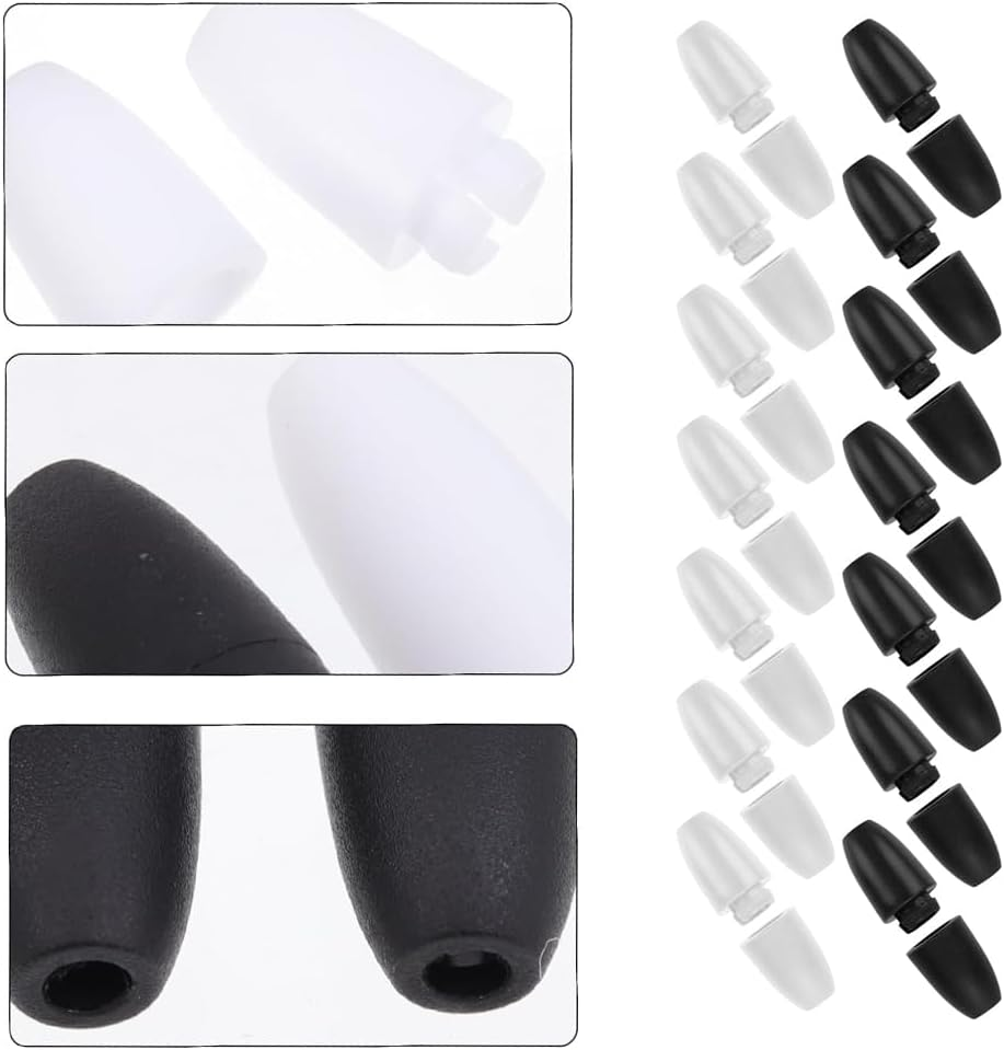 Plastic Breakaway Safety Buckle Clasp Bead Barrel Connectors, 100Pcs Clasp Bead Barrel Connectors Breakaway Safety Clasp Breakaway Clasps Safety Breakaway Clasps,Plastic Break Away Safety Clasp Buckle image number 2