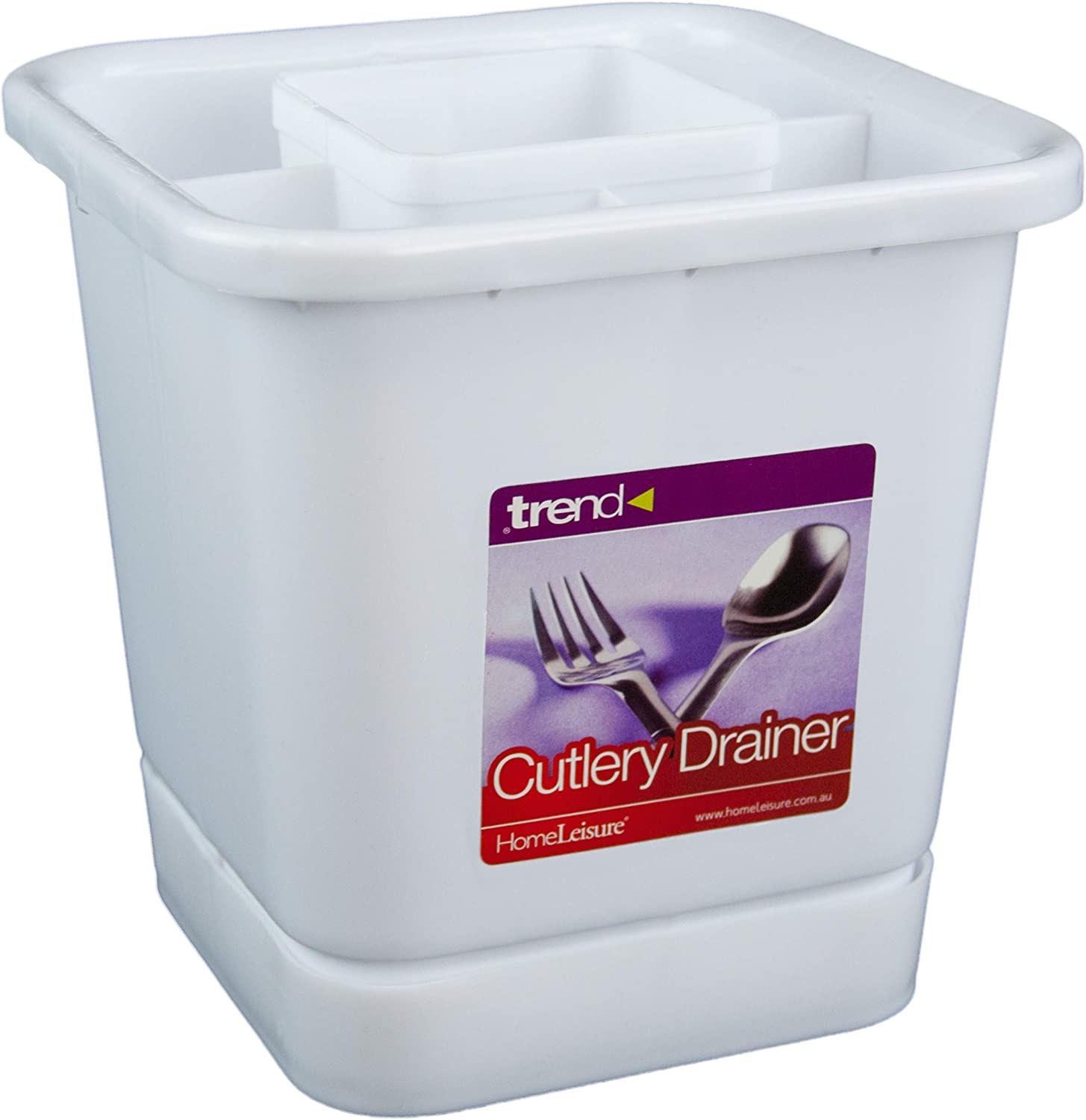 Homeleisure Cutlery Drainer Cutlery Drainer, White, 1420000 image number 2