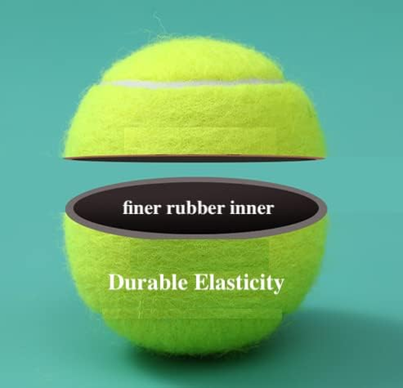 VIV Advanced Tennis Balls, 3 - 200+ Case Official Size Practice Tennis Balls Bulk, Pet Dog Playing Balls. Pressure High Altitude Bouncing 53In High and Durable, Good for Tennis Training Machine And