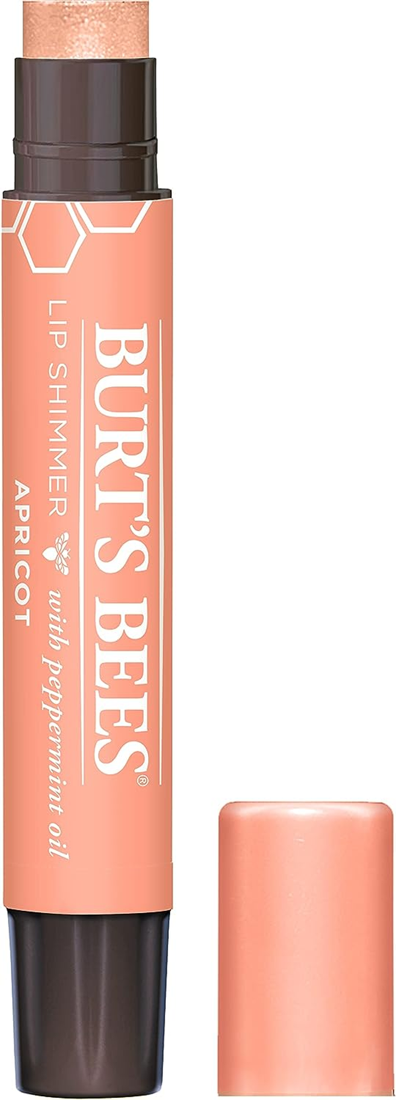 Burt'S Bees 100% Natural Origin Lip Shimmer, Plum with Shea Butter and Fruit Oils, 1 Tube, 2.6G