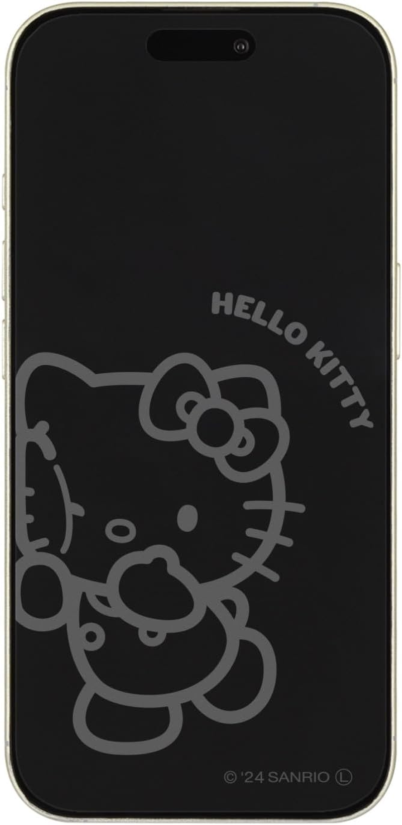 Gourmandies Sanrio Characters Iphone 16/15 / 15 Pro / 14/14 Pro / 13/13 Pro Glass Screen Protector Hello Kitty SANG-479KT image number 1