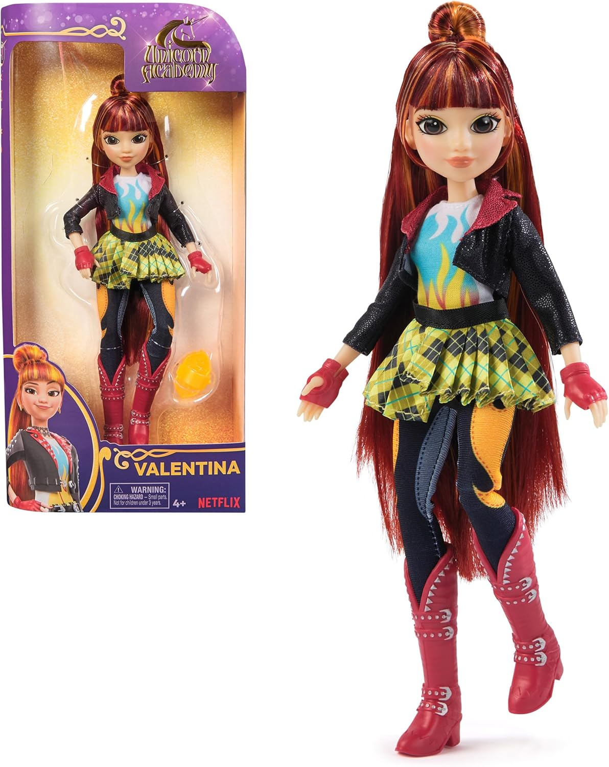 Unicorn Academy, Valentina Doll with 5 Accessories, 9.5&rdquo;, Dolls & Unicorn Toys for Girls Ages 4 and Up image number 5