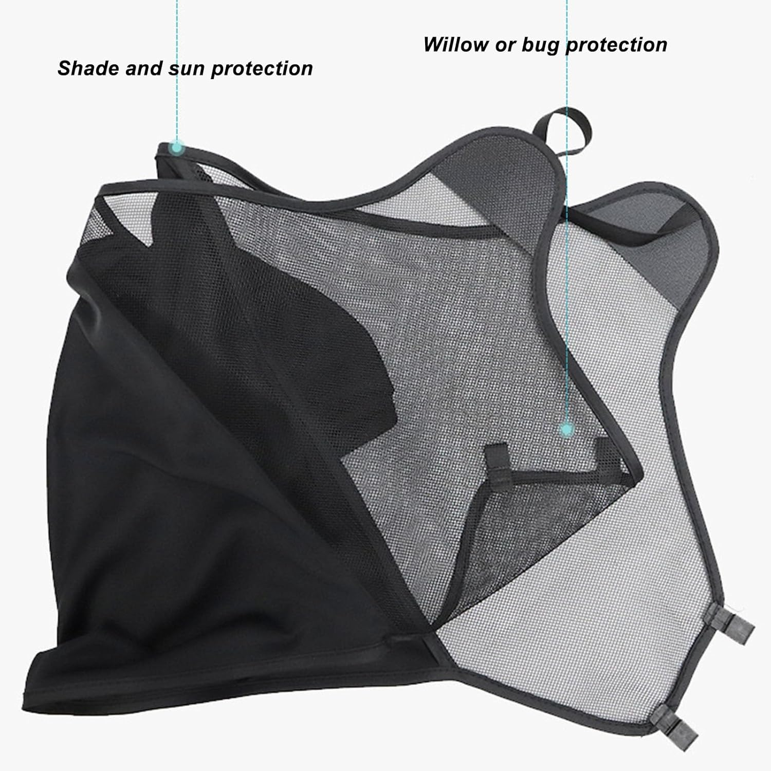 Stroller Sunshade, Sun Visor UV Protect for Baby Stroller UV Protection Newborn Extension Universal Fit Stroller Cover Baby Stroller Summer Accessories Universal Stroller for Baby image number 2