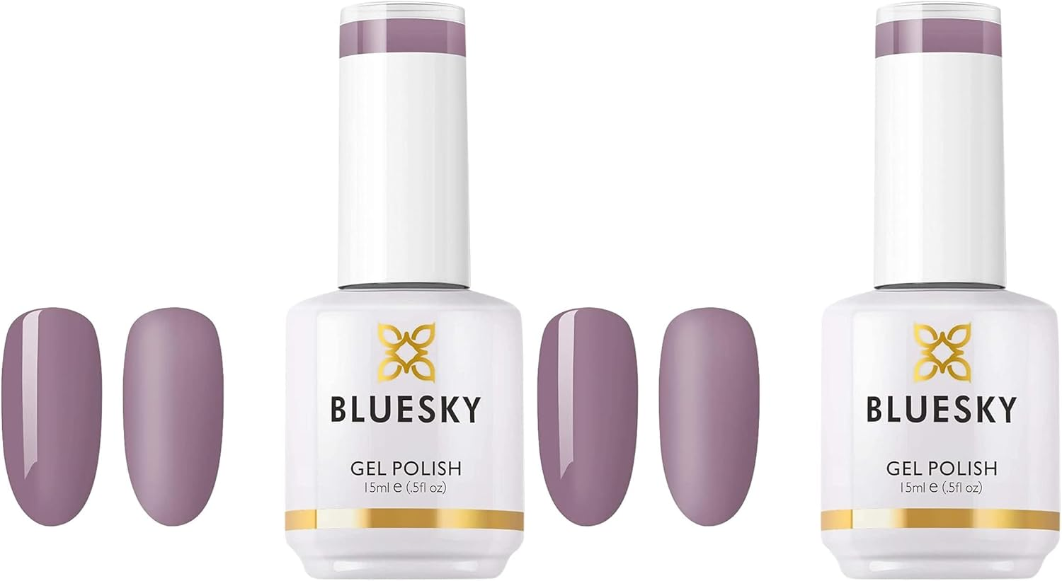 Bluesky Gel Nail Polish, Deep Fawn, 15Ml (Pack of 2)