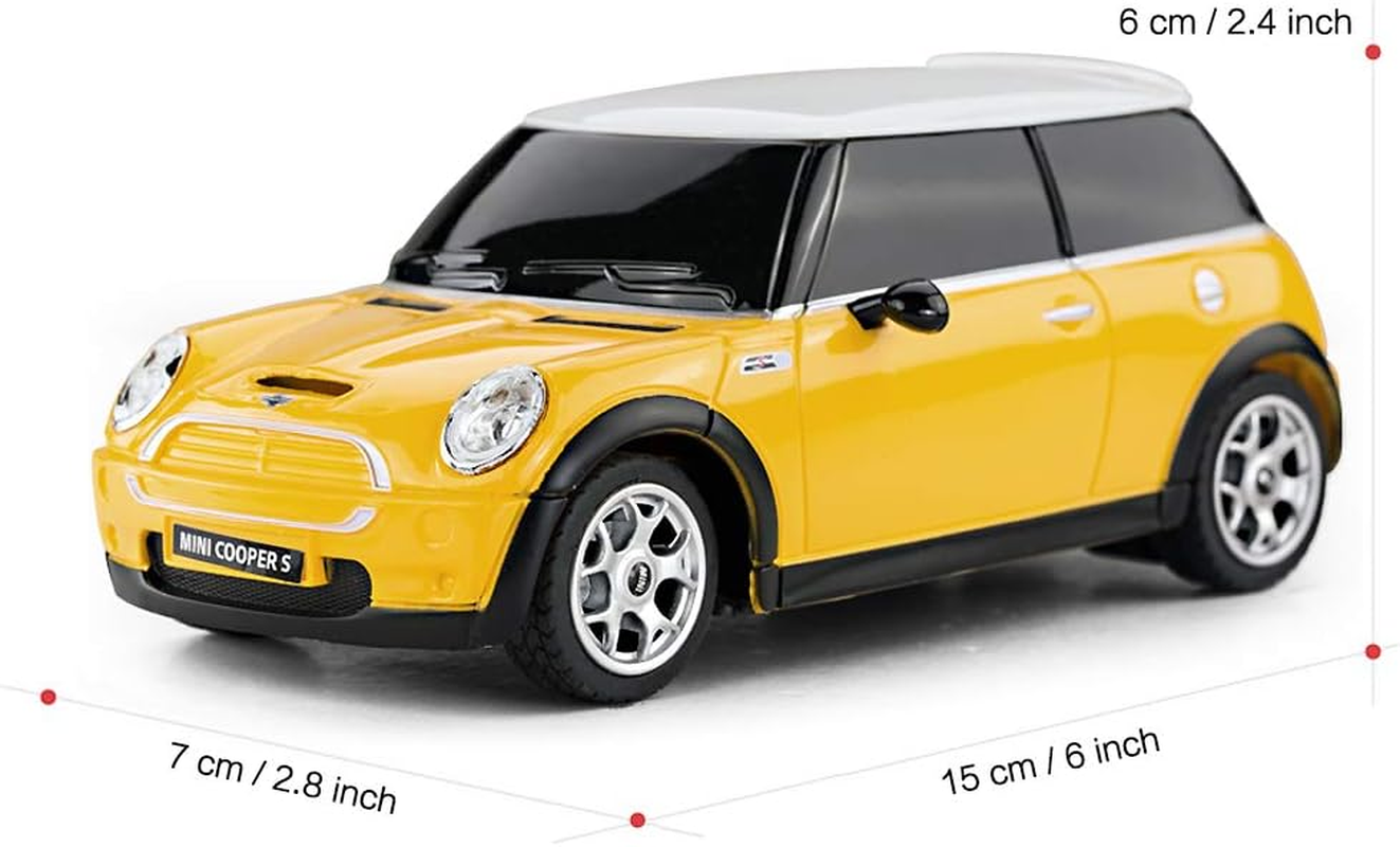 MINI Cooper RC CAR, RASTAR 1:24 BMW Mini Cooper S Remote Control Vehicle Toy Car for Kids, Yellow image number 4