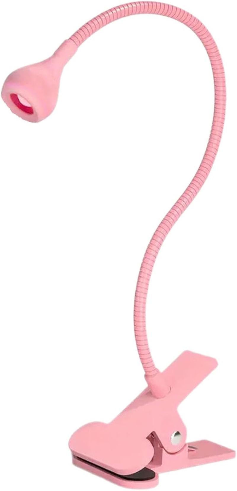 Gooseneck UV Lamp for Gel X Nails, Clamp-On UV Gooseneck Lamp for Gel Nails, Nail Accessories, Manicure Dryer, Small Portable UV Lamp for Home Salon, Fast and Even Curing