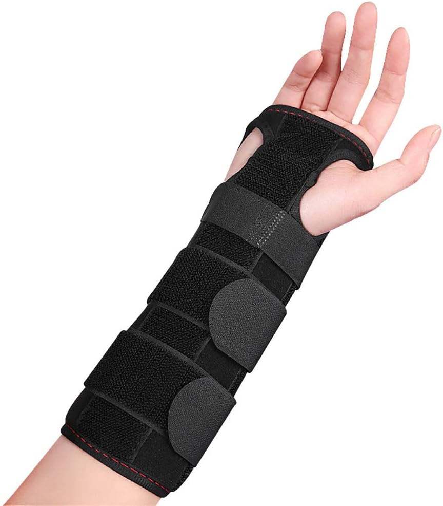 Wrist Brace for Carpal Tunnel, Adjustable Wrist Support Brace with Splints Left&Right Hand, Arm Compression Hand Support for Injuries, Wrist Pain, Sprain, Sports [Single] image number 3