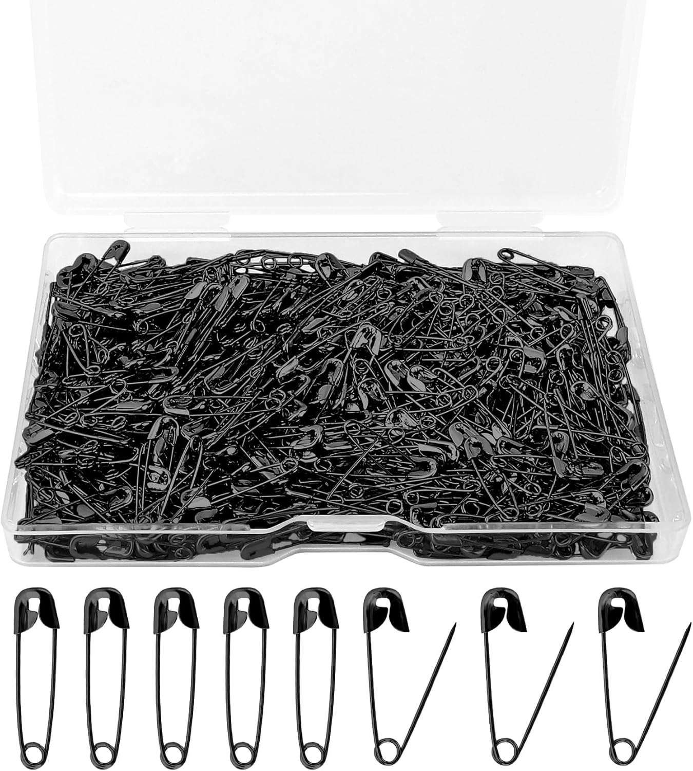 Small Safety Pins 500PCS 19Mm Safety Pin Clothes Pins, Silver, Classic Style, Ideal for Clothes, Crafting, Jewelry Making, Sewing, Kilt Pin