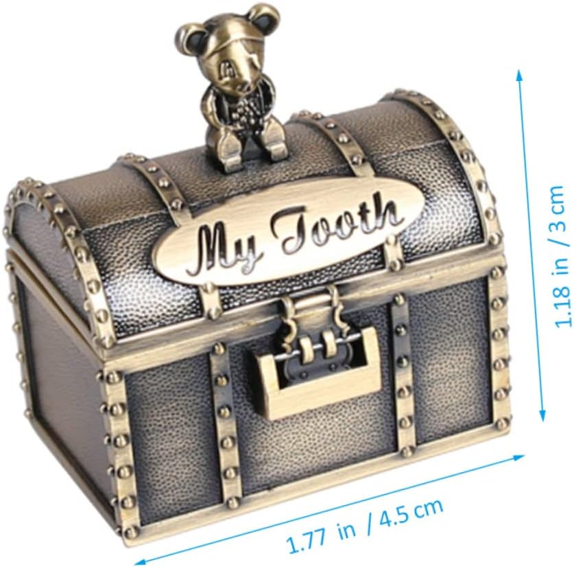 2Pcs Fetal Hair Storage Box Teething Keepsake Box Newborn Tooth Keepsake image number 5