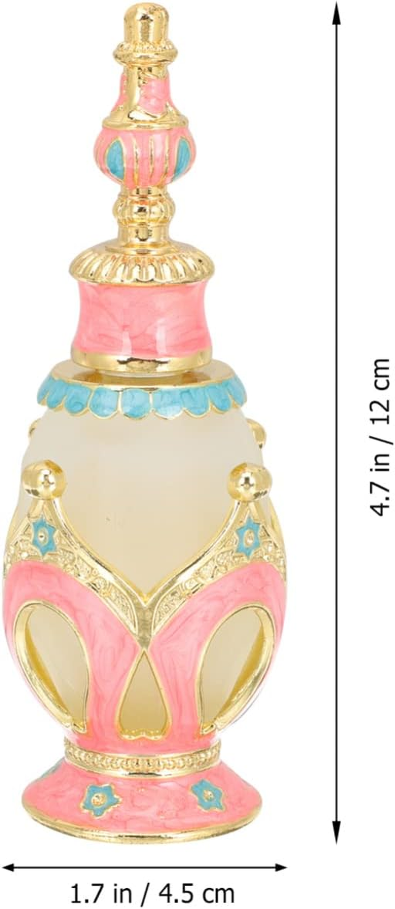 ULTECHNOVO Glass Perfume Bottle for Essential Oil Dispenser Empty Bottles for Desk Decor Girlfriend Christmas image number 3