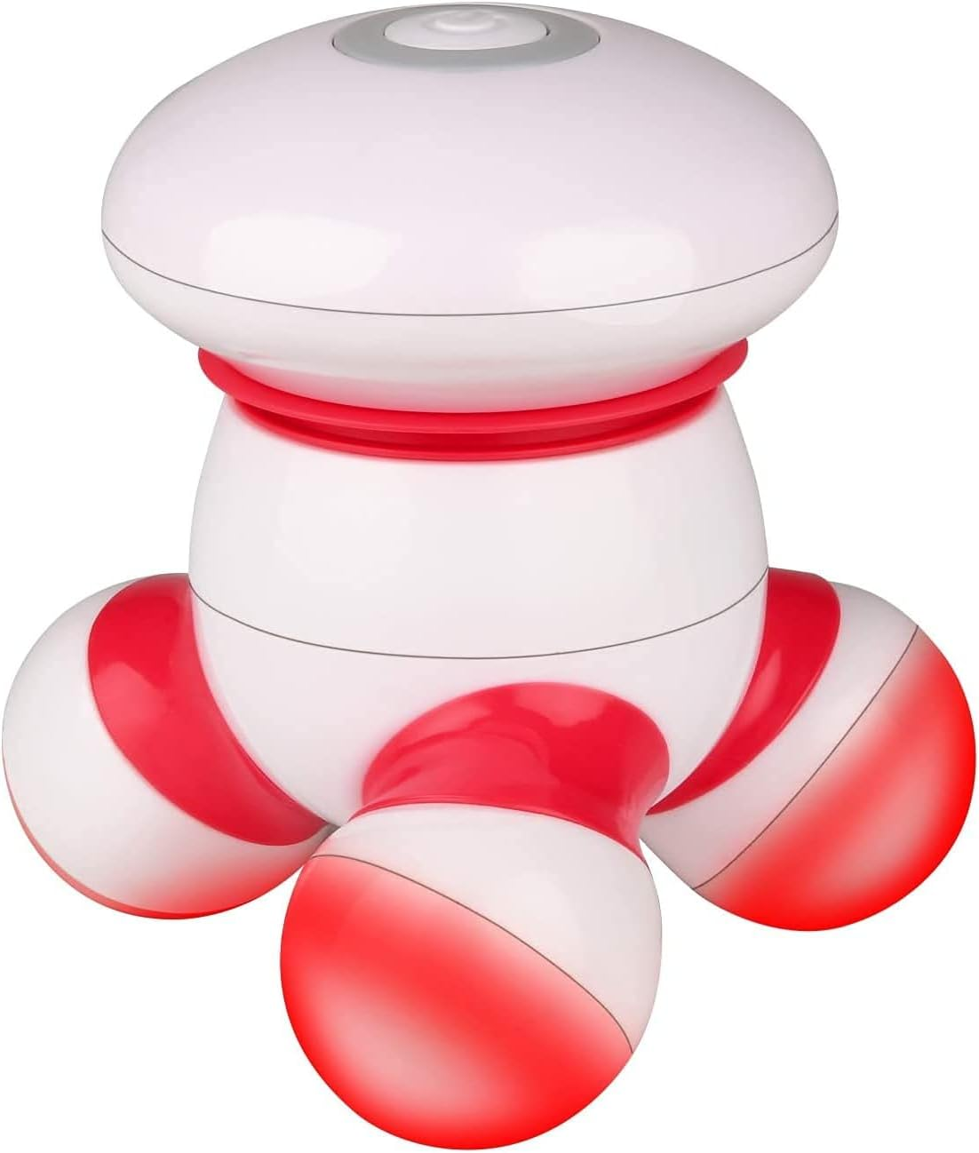 Handheld Massager Mini Portable Vibrating Body Massager with LED Light for Hand Head Neck Back Legs Arms Pain Release, Battery Operated, Easy Hand Grip image number 1