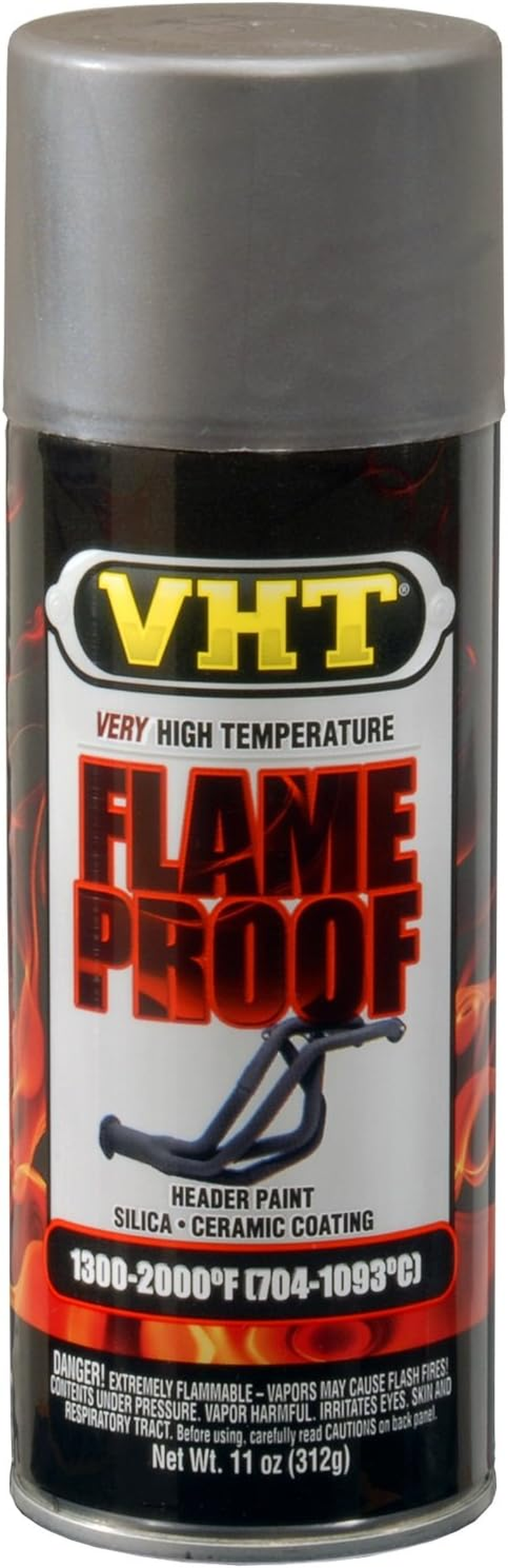 VHT Paint, Nu-Cast, High-Temperature, Enamel, Satin, Iron, 11 Oz., Aerosol Spray Can, Each image number 2