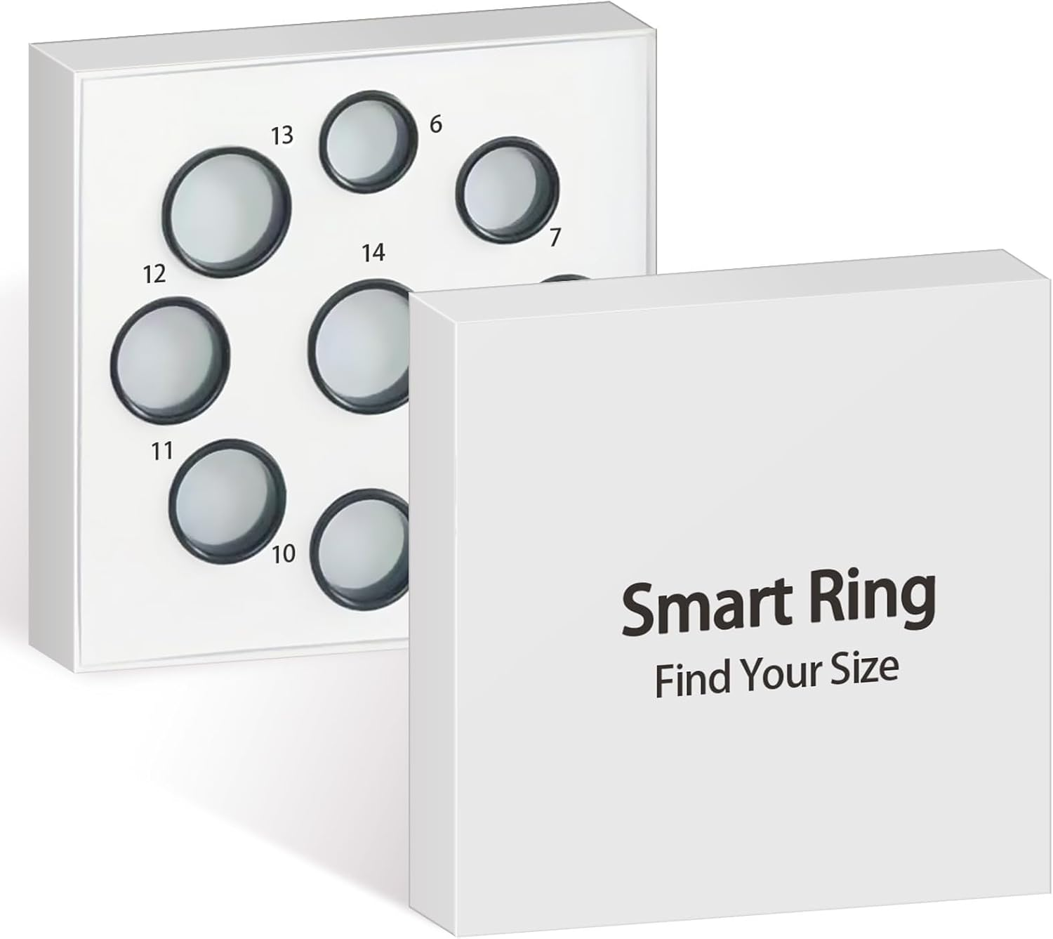 Smart Ring Sizing Kit - Size First before You Buy Size 6 to 14 image number 1