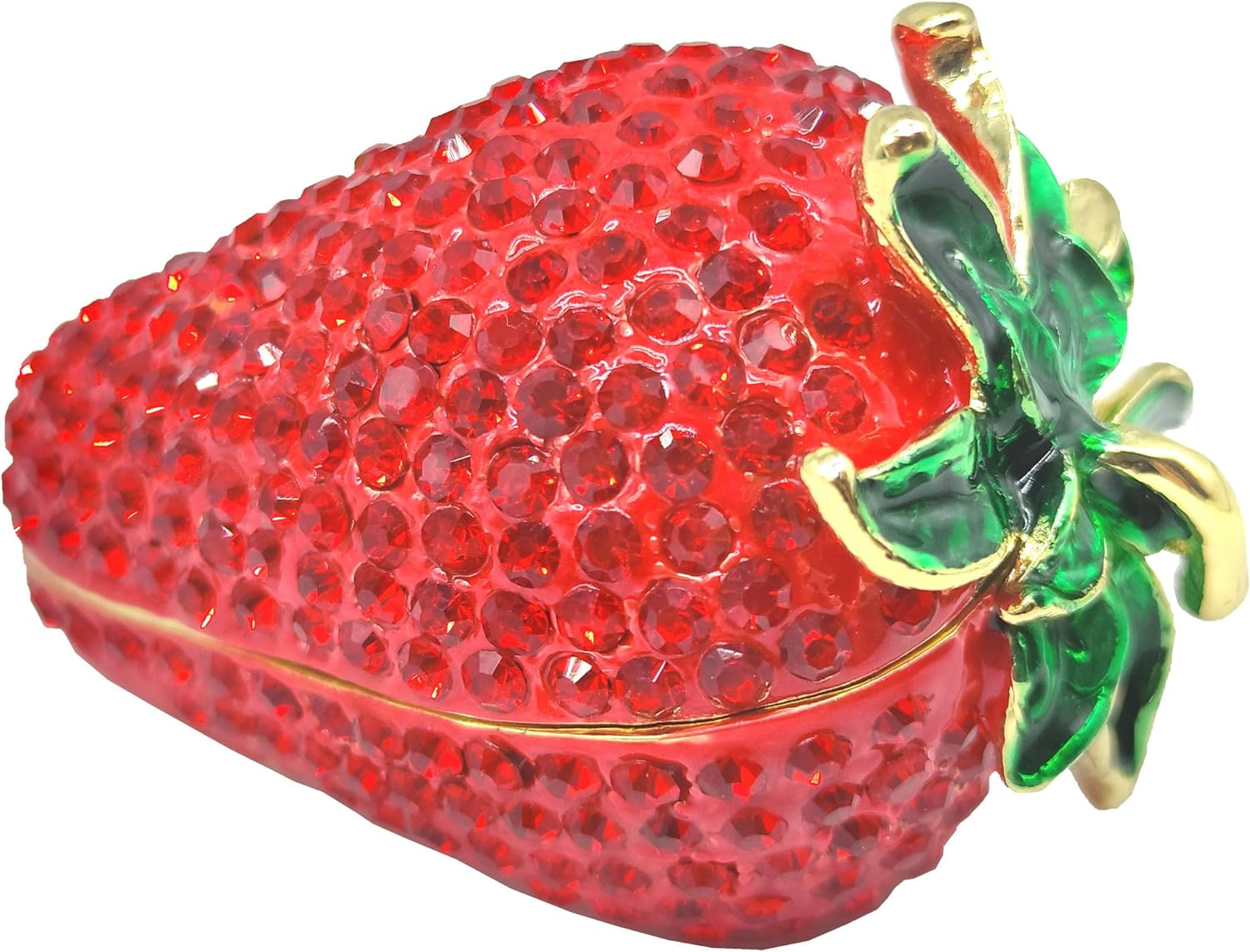 Strawberry Jewelry Trinket Box Hinged Unique Gifts for Women Handmade Home Decor(Pro) image number 5