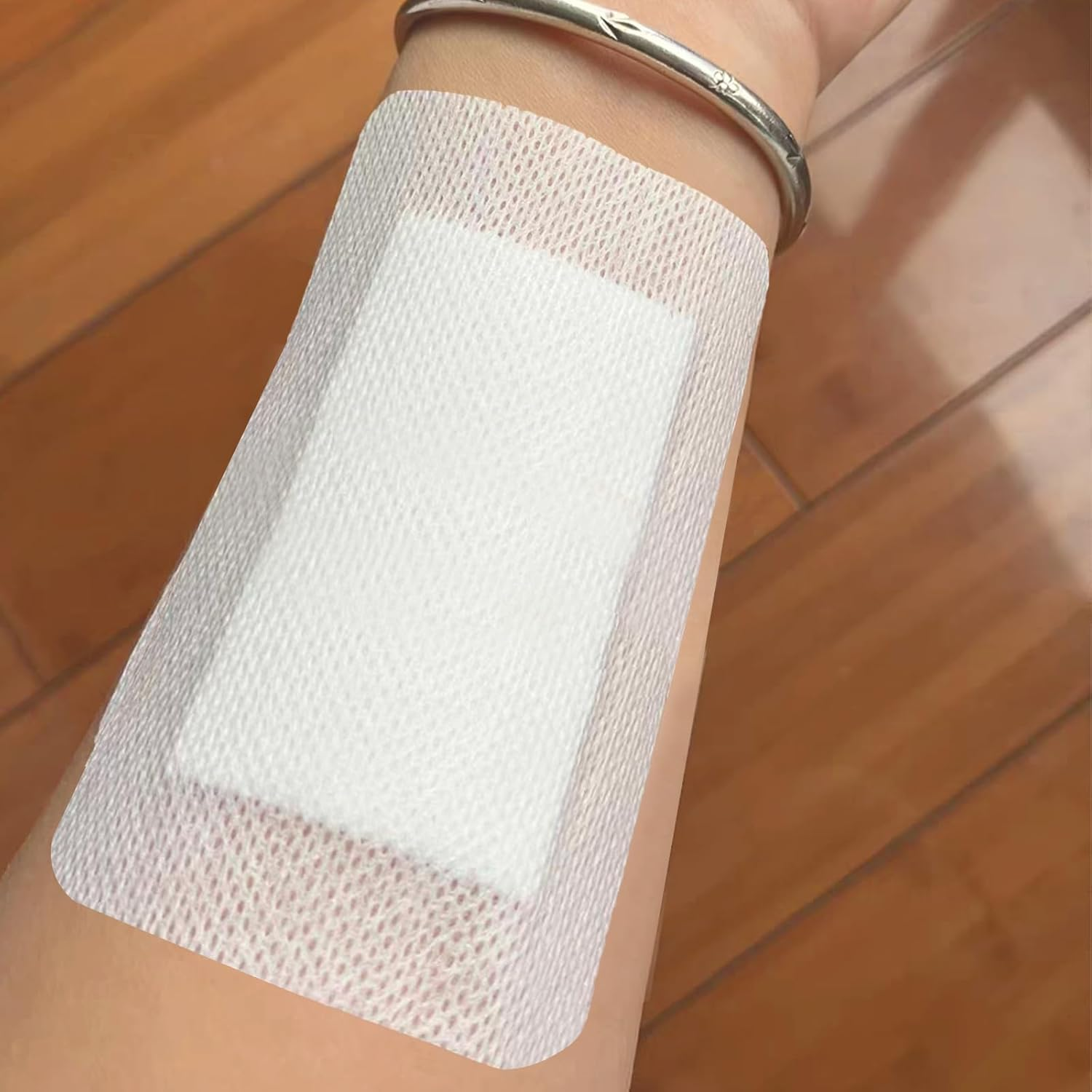 Wound Dressings Pads with Absorbent Center Pad, Soft Breathable Individually Wrapped Dressing Patches, Non-Stick Wound Care, 15 X 20CM, 6Pack image number 3