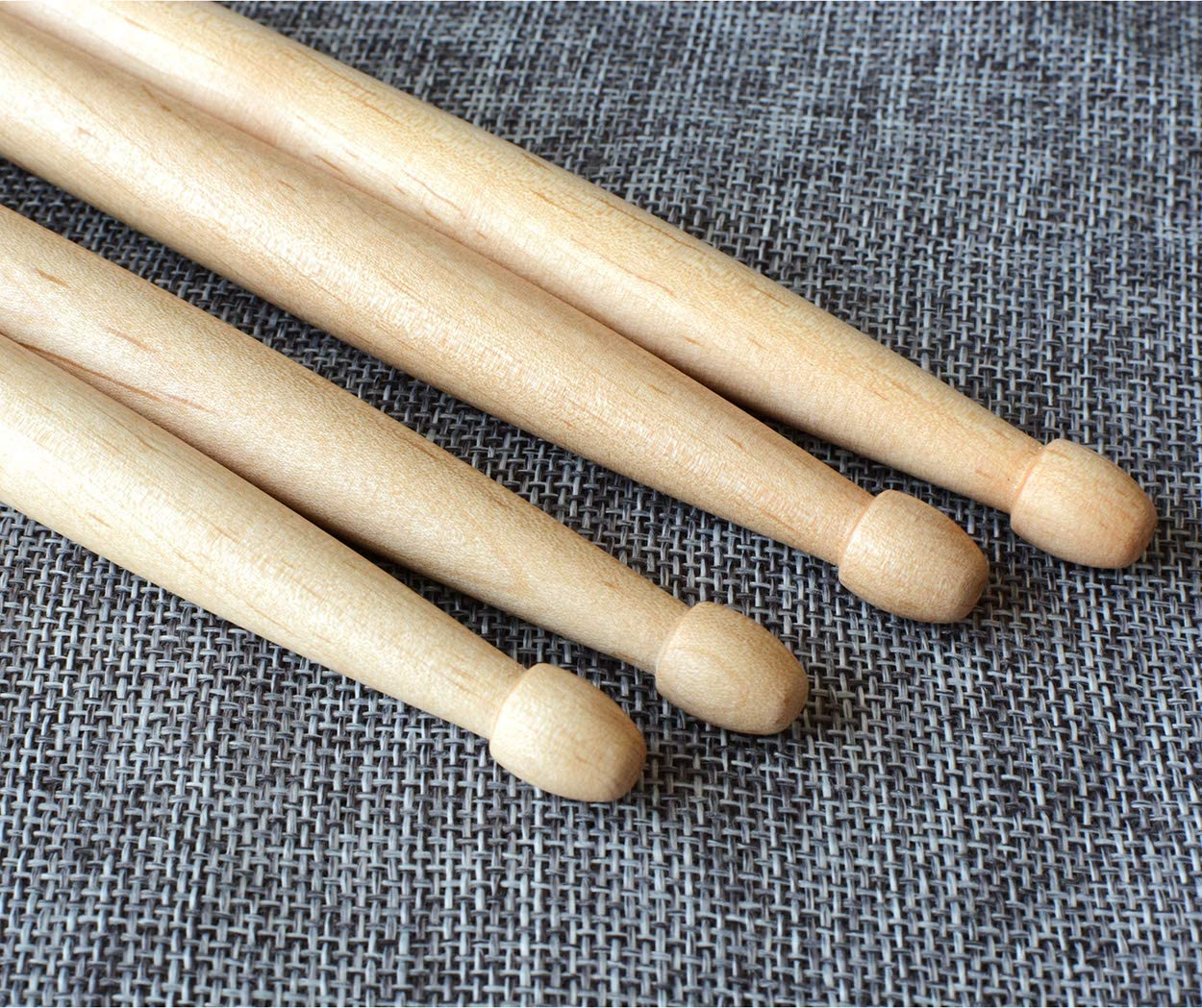 Drum Sticks 5A Wood Tip Drumstick (1 Pair Maple)