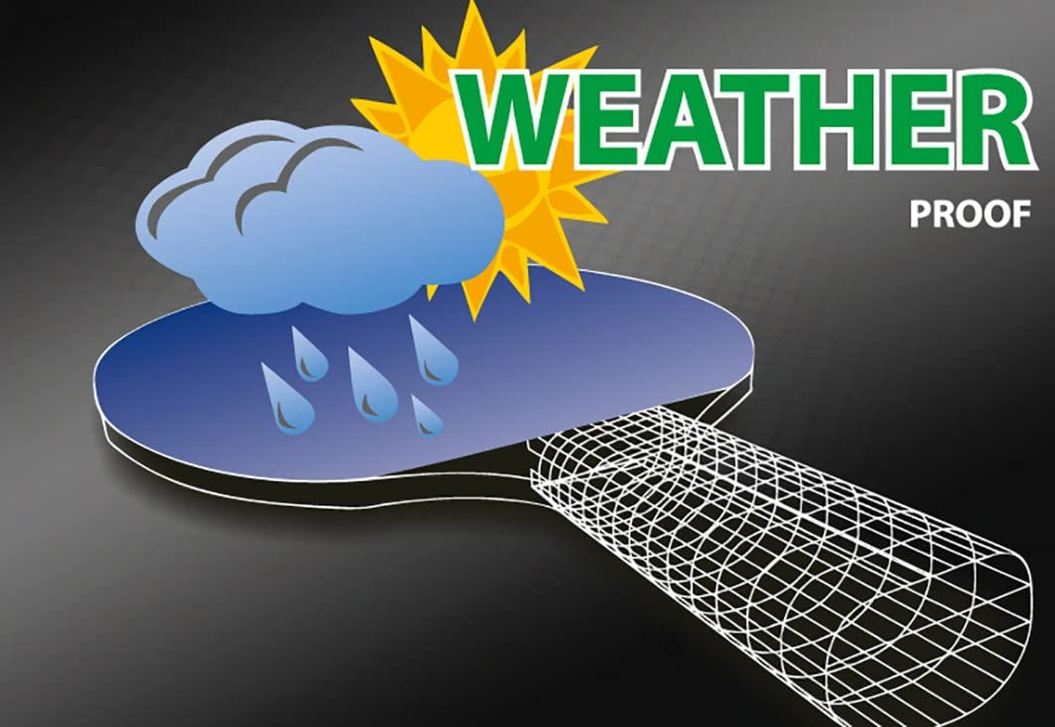 Donic-Schildkr&ouml;t Outdoor Tischtennisschl&auml;ger Alltec Hobby, Kunststoffschl&auml;ger, Wetterfest Robust Abwaschbar, 733014