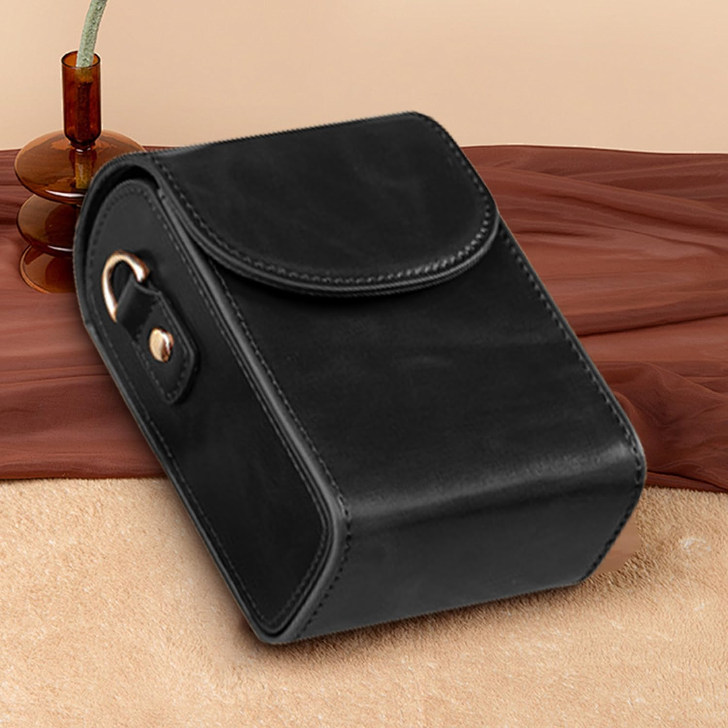 NOUKAJU Case for KODAK PIXPRO FZ55, Camera Protective Cover,Drop-Proof,Portable Travel Carrying Protective Storage Case,Protective Case for KODAK PIXPRO FZ55 Digital Camera(Black) - Black image number 6