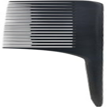 Perfeclan Highlight Comb, Professional, 25.5Cm Sectioning Weave Foiling Comb for Salon - Black image number 1