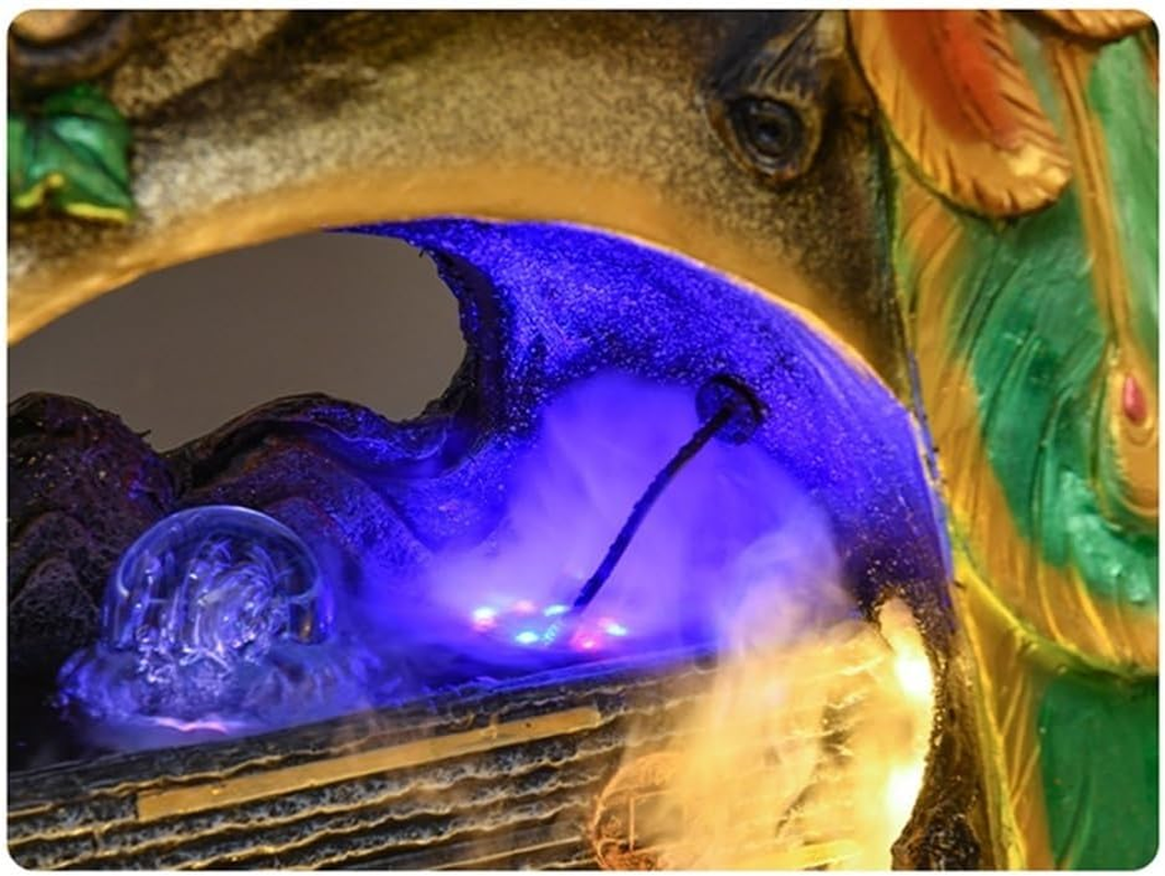 Outdoor Fountain Indoor Water Fountain Feature Outdoor Garden Large Floor Standing Waterfall for Home Decor Office image number 6