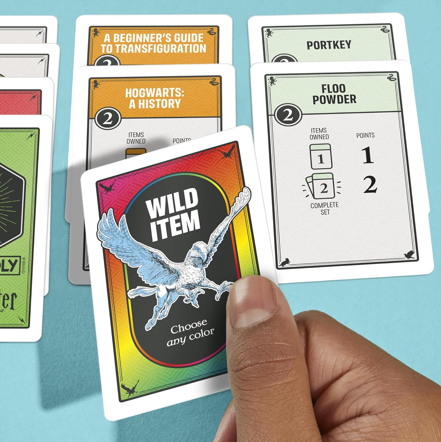 Monopoly Deal: Harry Potter Card Game | Family Games for Kids and Adults | Ages 8 and up | 2 to 5 Players | 15 Mins. | Travel Size image number 6