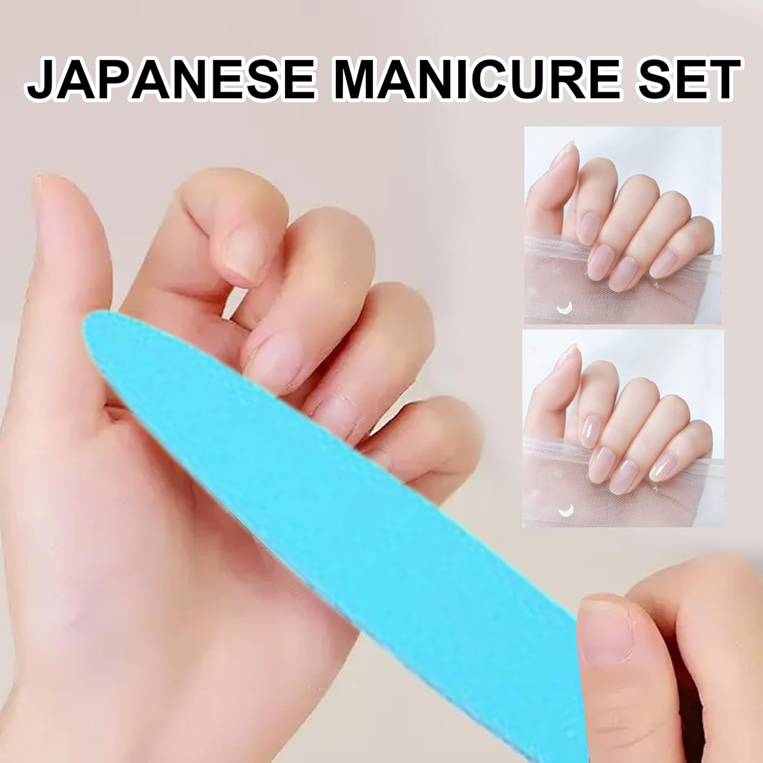 Rrlihjgu Professional Manicure Set - Nail Plate Care,Strengthener Professional Versatile Tools for Girls Women Home Adults Travel Beauty Fashion Restore image number 1