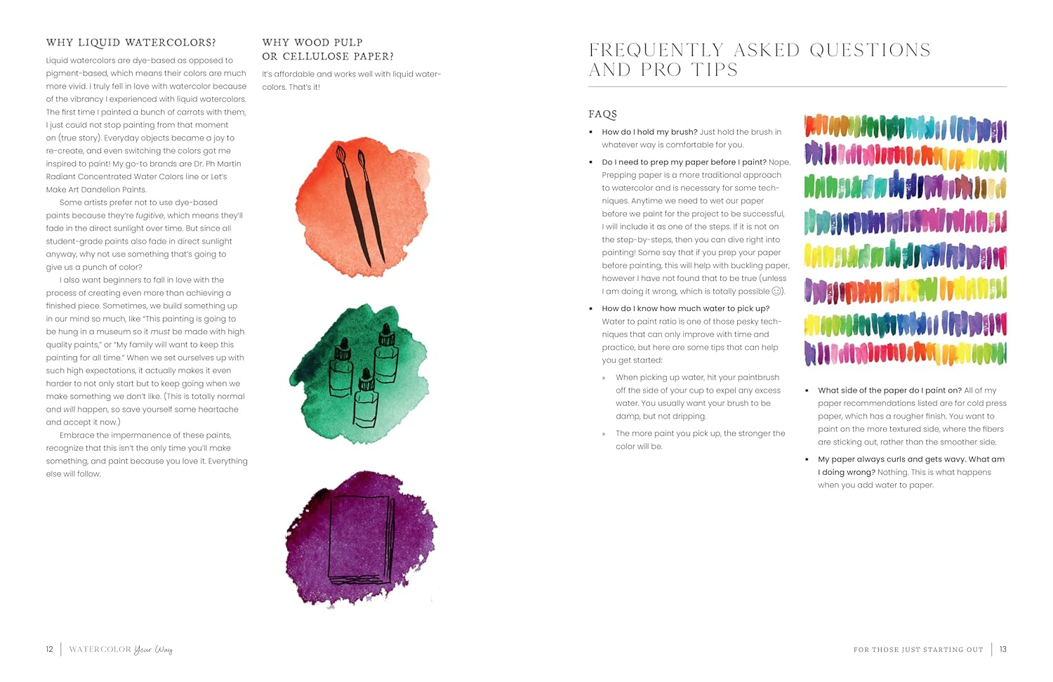 Watercolor Your Way: Techniques, Palettes and Projects to Fit Your Skill Level and Creative Goals