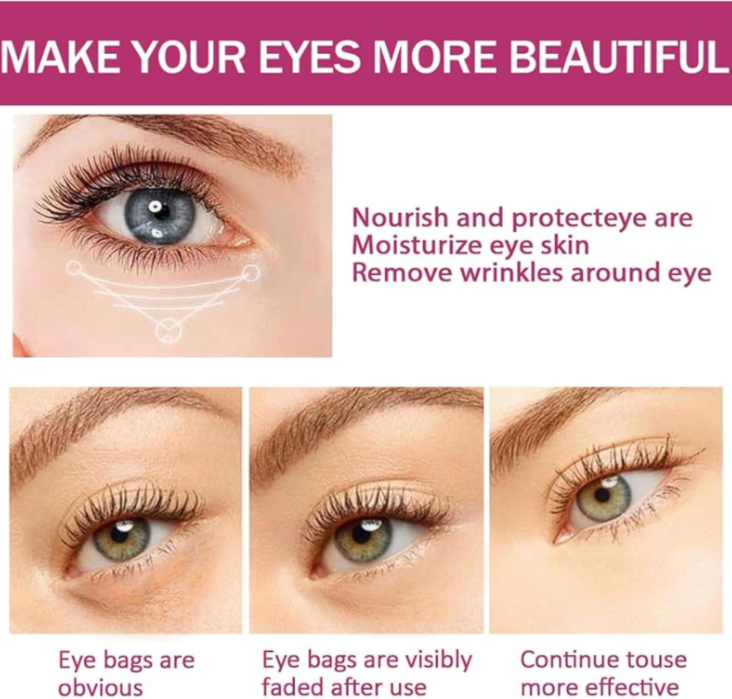 Calcium Volume Multi Balm Stick, anti Wrinkle Core Stick with Collagen Extract, Hydrating & Elasticity Balm for Face, Eyes & Lips, Moisturizing Multi-Purpose Skincare for Daily Use (2Pcs) - 4Pcs image number 6