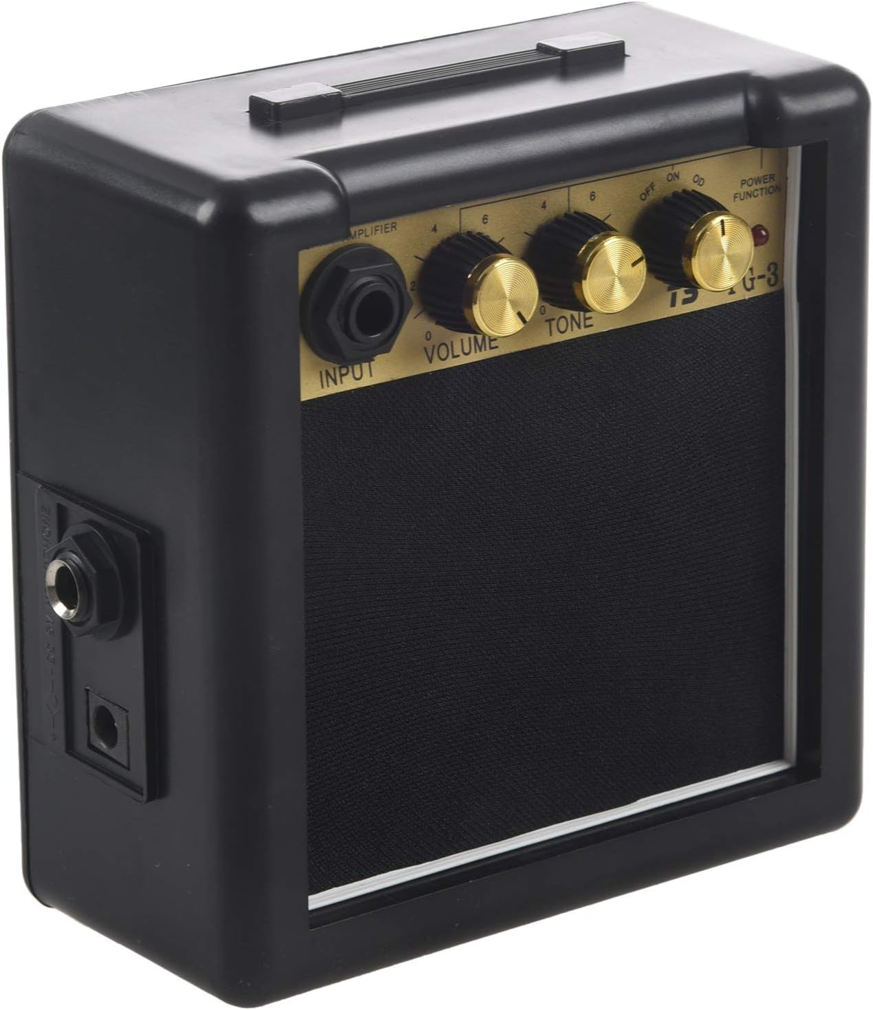 Portable Mini Guitar Bass Amplifier Guitarra AMP 5W Speaker Clip-On Guitar Parts Accessories for Acoustic Electric Guitar PG-3