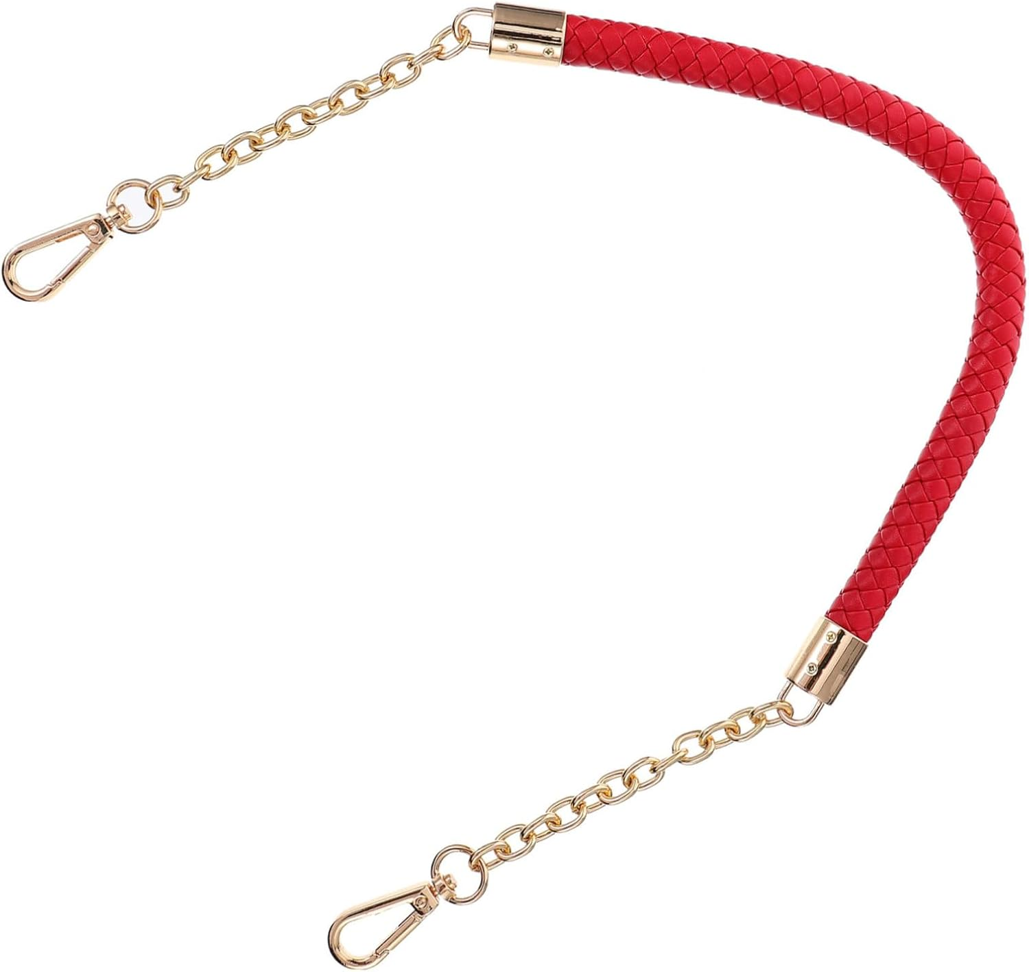 SEWOART Tape Metal Joycon Chain Purse Strap DIY Wallet Strap Watch Bands for Women Handbag for Women Purses for Women Tote Bag Shoulder Strap Shoulder Bags White Pu Leather Miss Handle