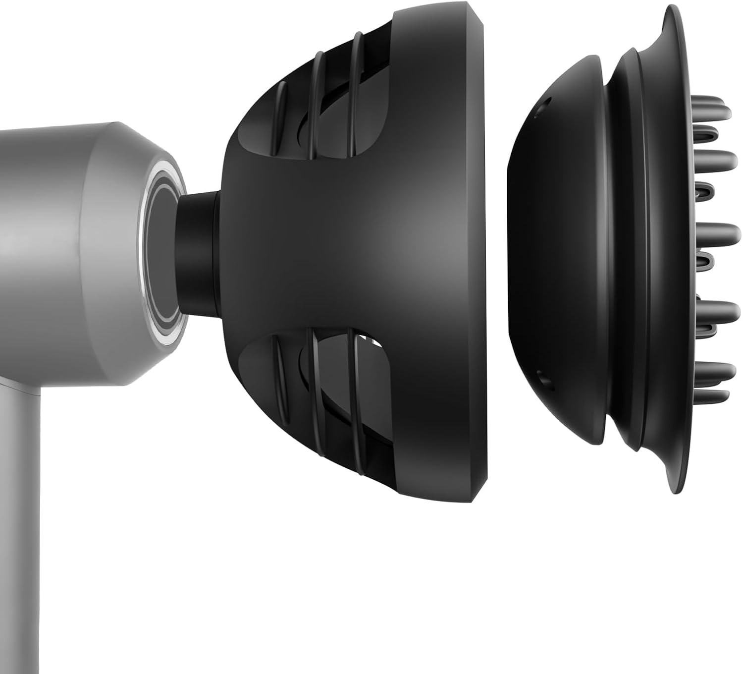 YTCHYYSK New Wave Curl Diffuser Nozzle for Dyson Supersonic Hair Dryer HD01 HD02 HD03 HD04 HD08 HD15 HD16 Accessories, Attachemnt Parts No 973924-01, One Tool Two Mode for Wavy Curly or Coily Hair image number 2